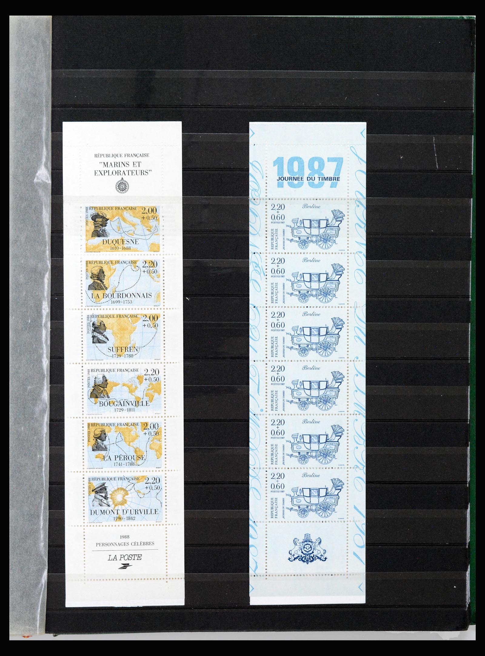 40103 0019 - Postzegelverzameling 40103 Frankrijk postzegelboekjes 1952-2001.