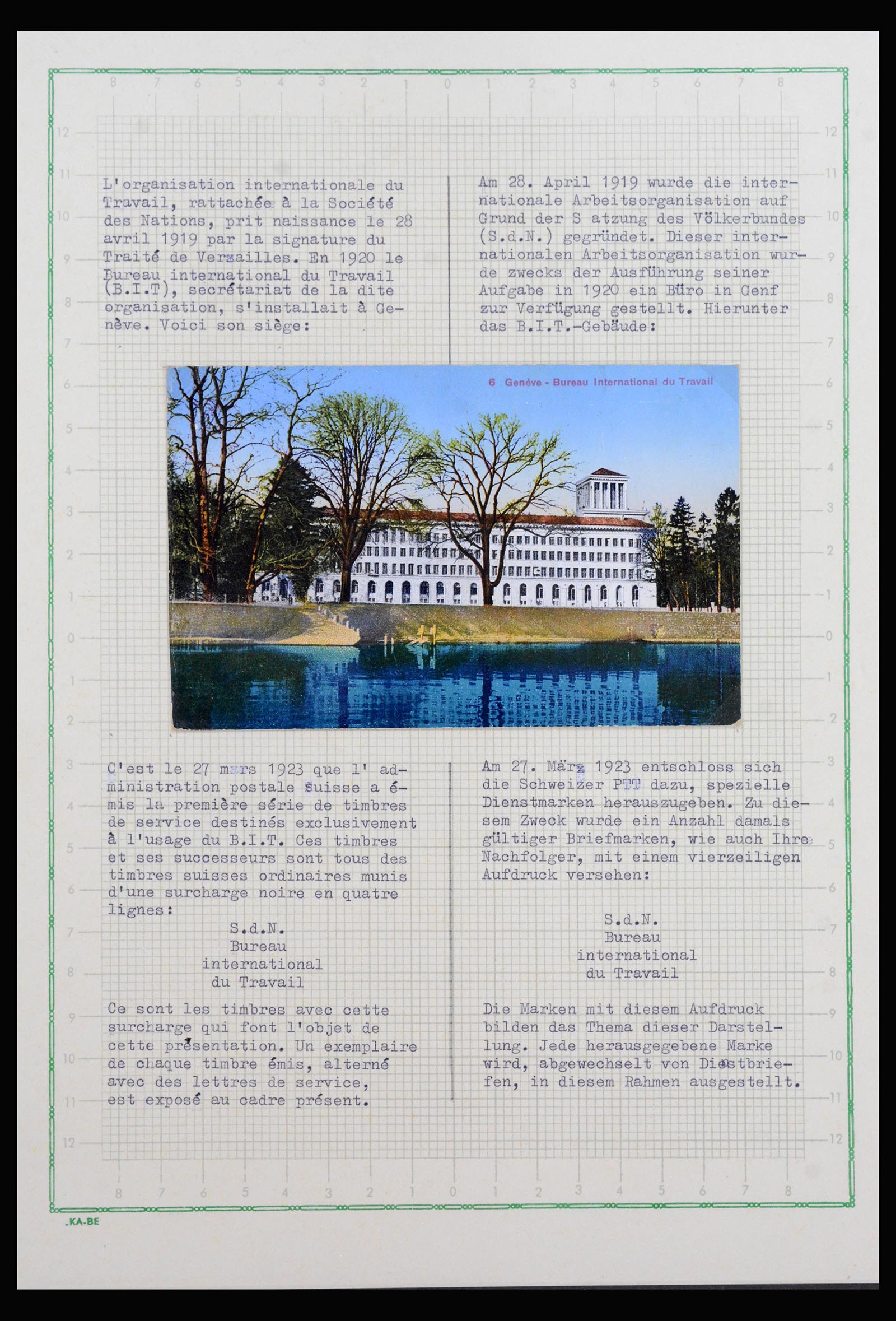 40105 0001 - Postzegelverzameling 40105 Zwitserland dienst supercollectie 1922-195
