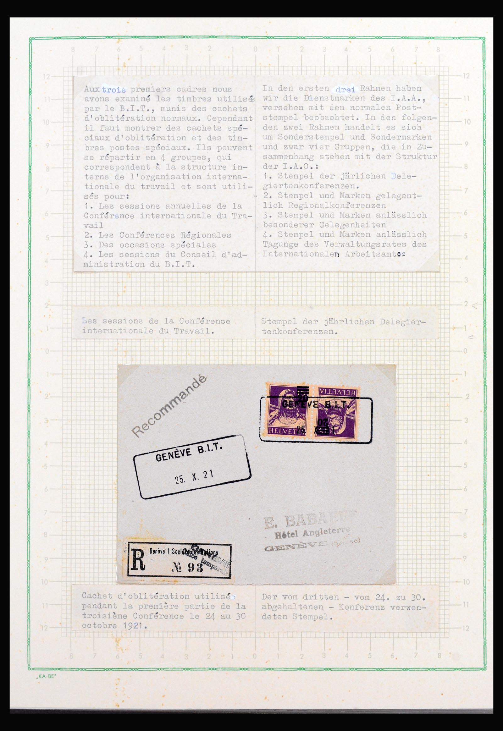 40105 0003 - Postzegelverzameling 40105 Zwitserland dienst supercollectie 1922-195