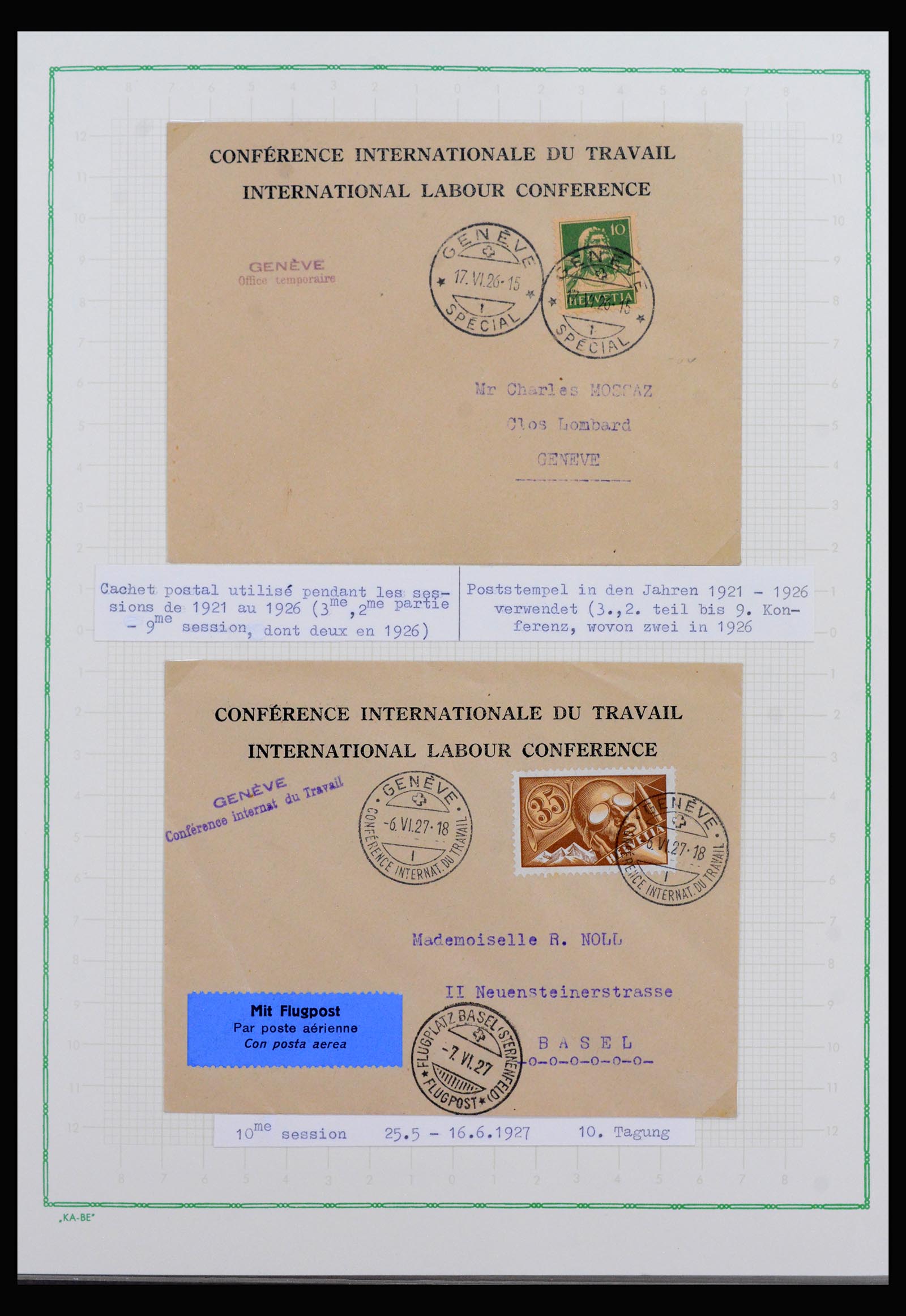 40105 0004 - Postzegelverzameling 40105 Zwitserland dienst supercollectie 1922-195