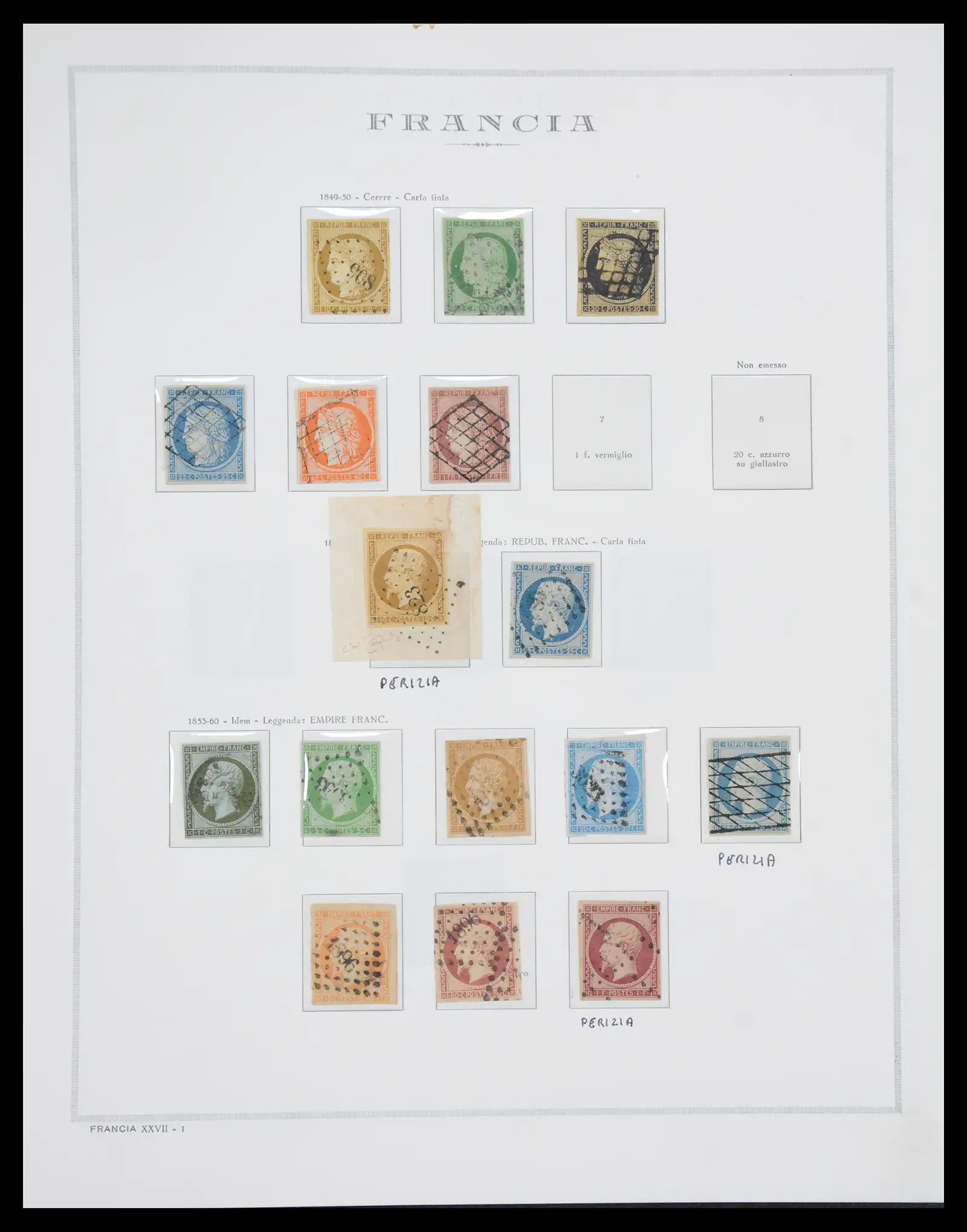 40110 0004 - Postzegelverzameling 40110 Frankrijk 1849-2000.