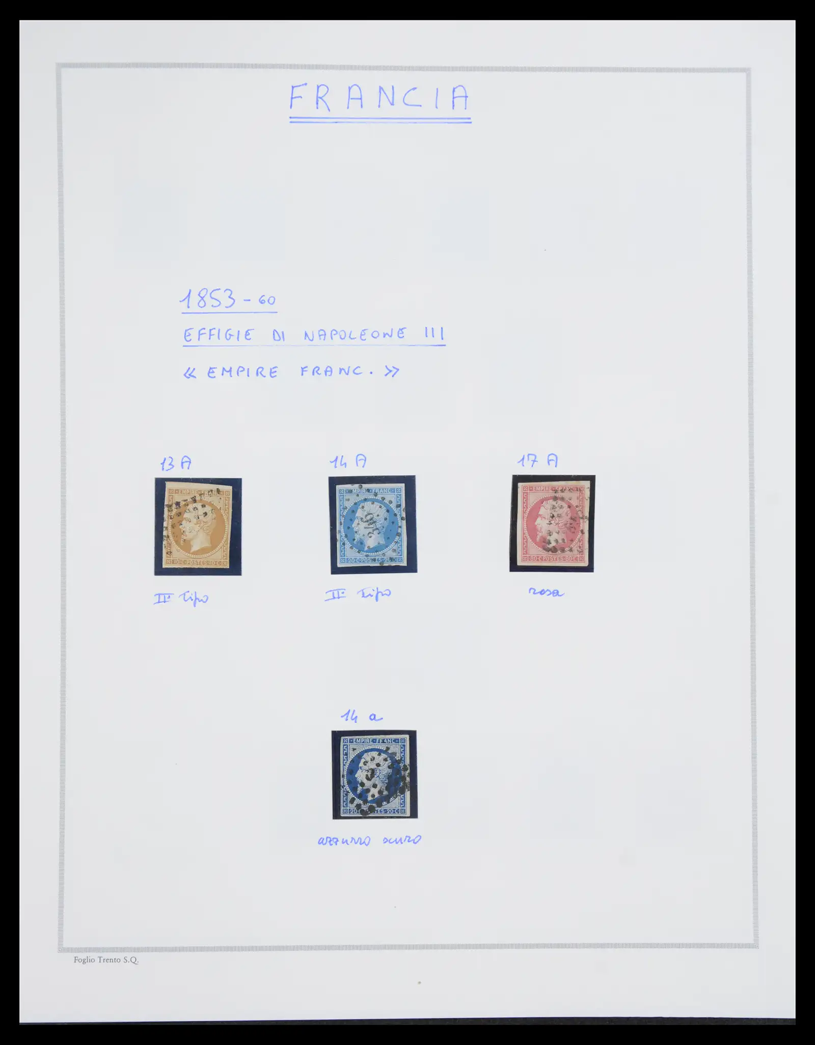 40110 0005 - Postzegelverzameling 40110 Frankrijk 1849-2000.