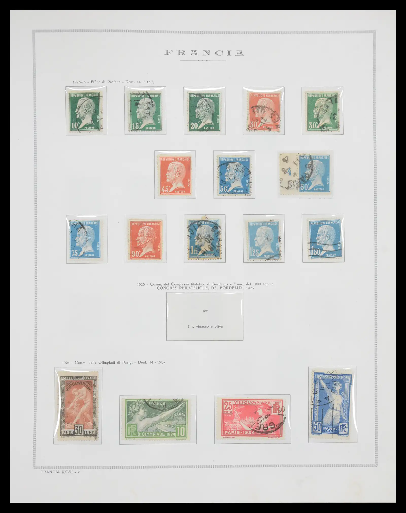 40110 0012 - Postzegelverzameling 40110 Frankrijk 1849-2000.