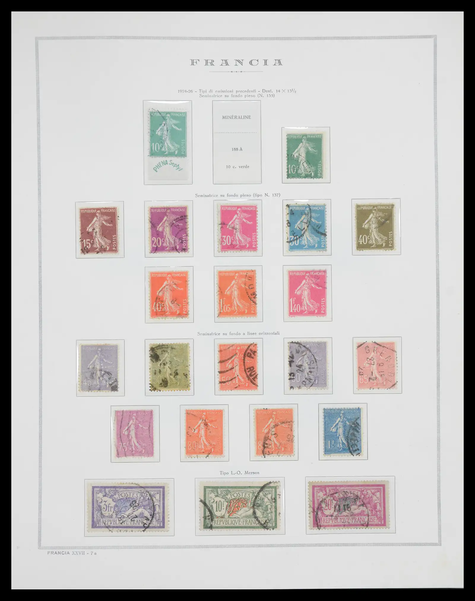 40110 0013 - Postzegelverzameling 40110 Frankrijk 1849-2000.