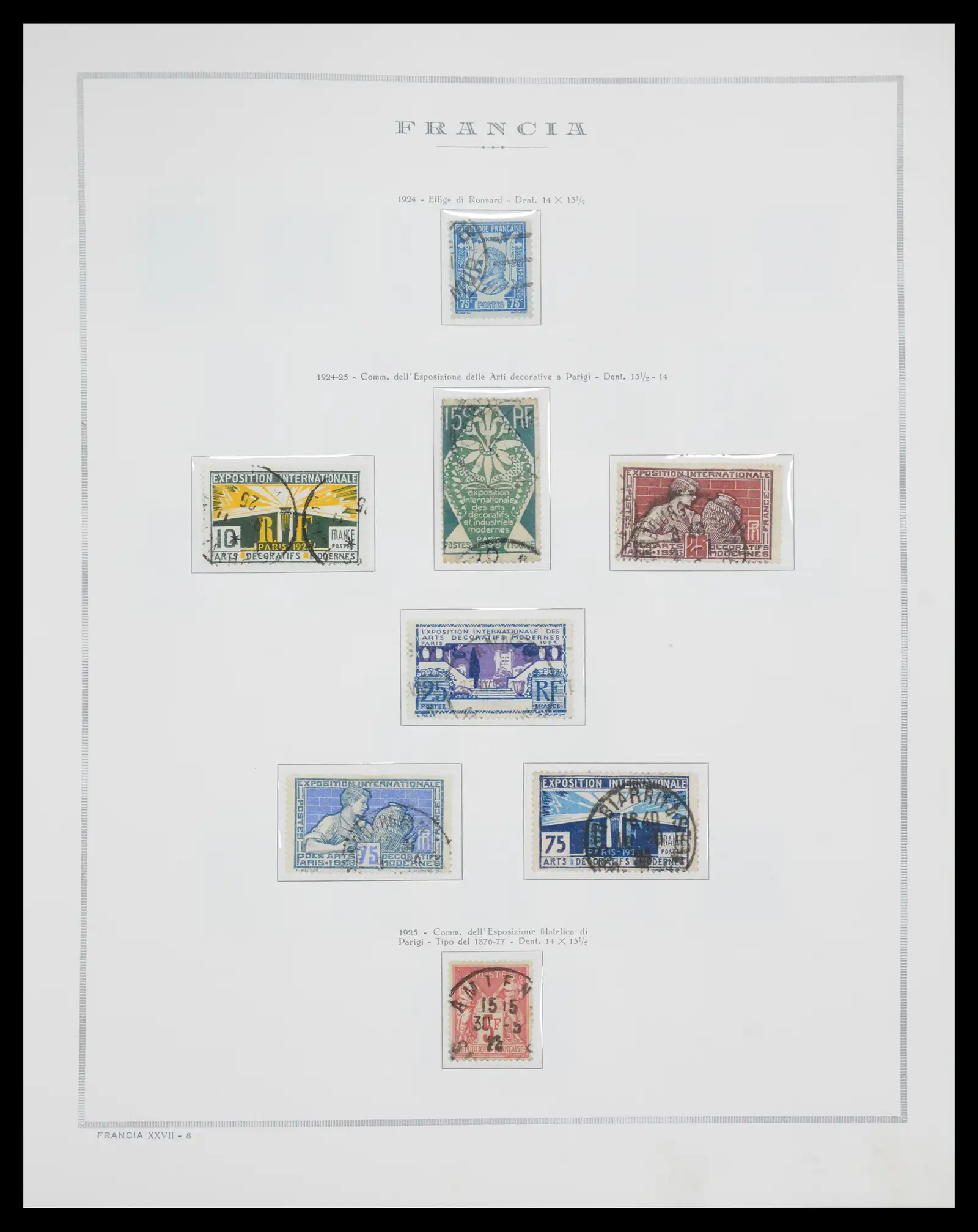 40110 0014 - Postzegelverzameling 40110 Frankrijk 1849-2000.