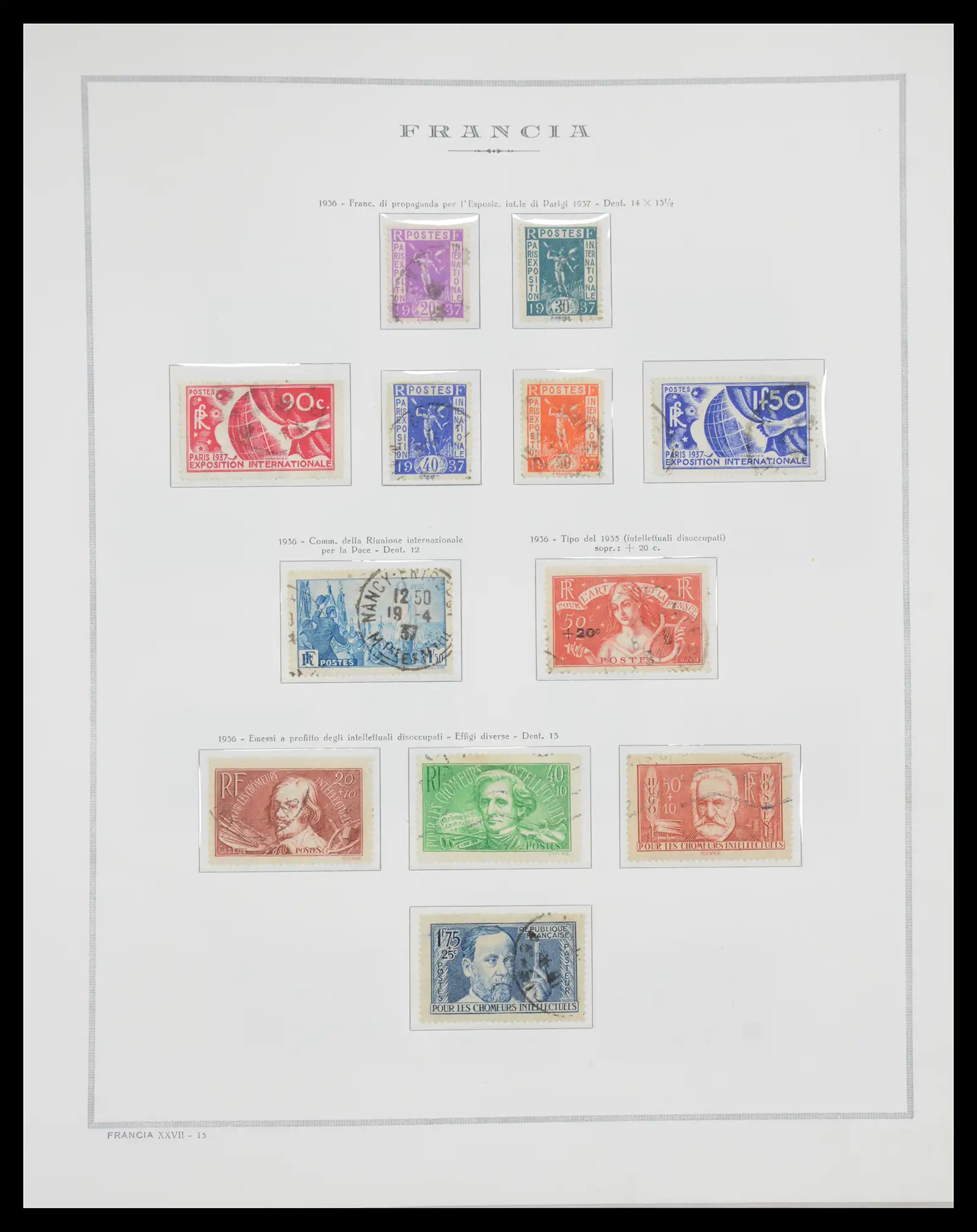 40110 0020 - Postzegelverzameling 40110 Frankrijk 1849-2000.