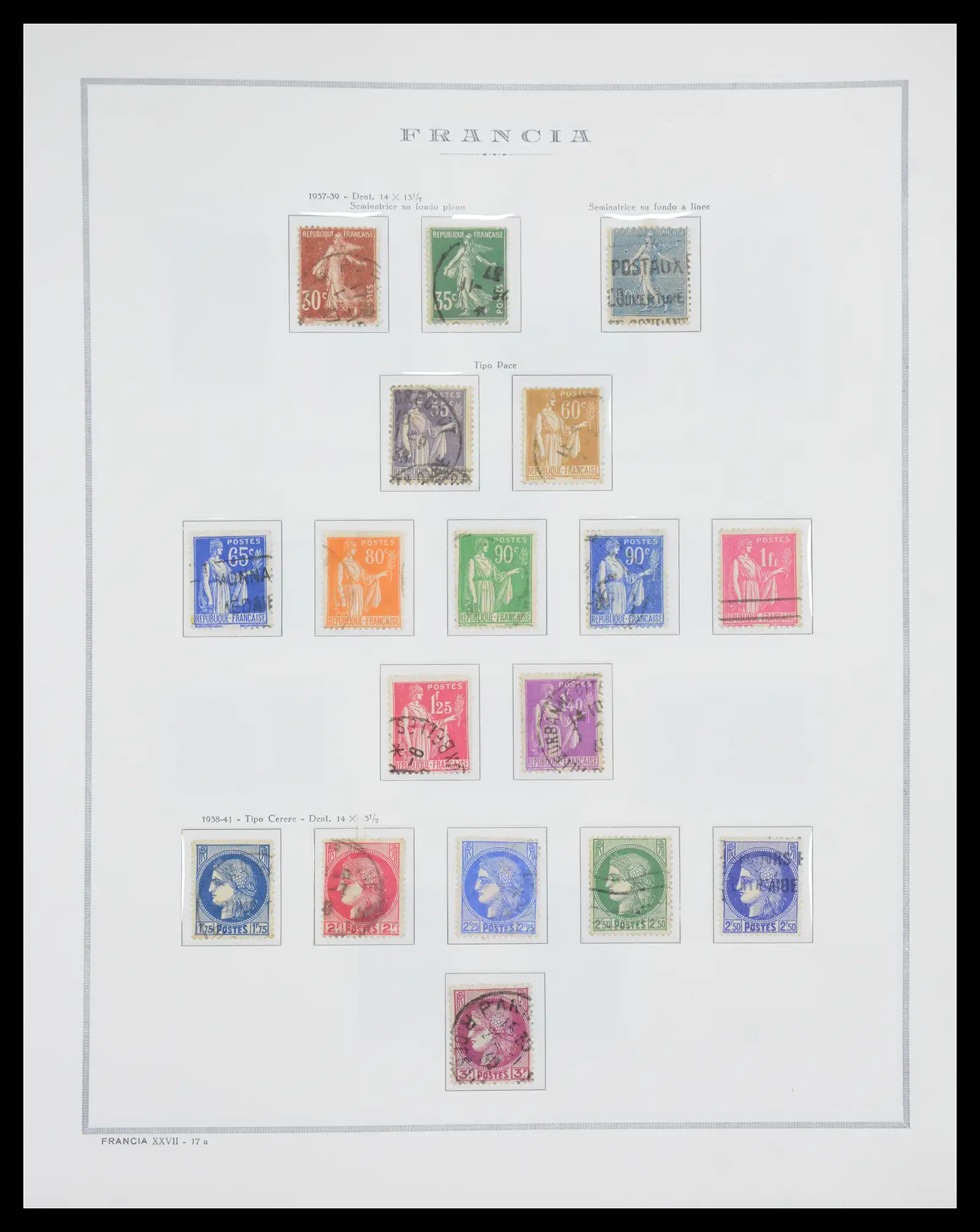 40110 0023 - Stamp collection 40110 France 1849-2000.