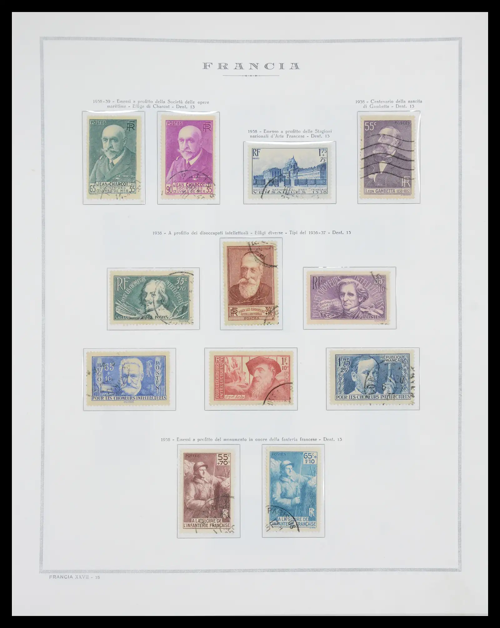 40110 0024 - Stamp collection 40110 France 1849-2000.