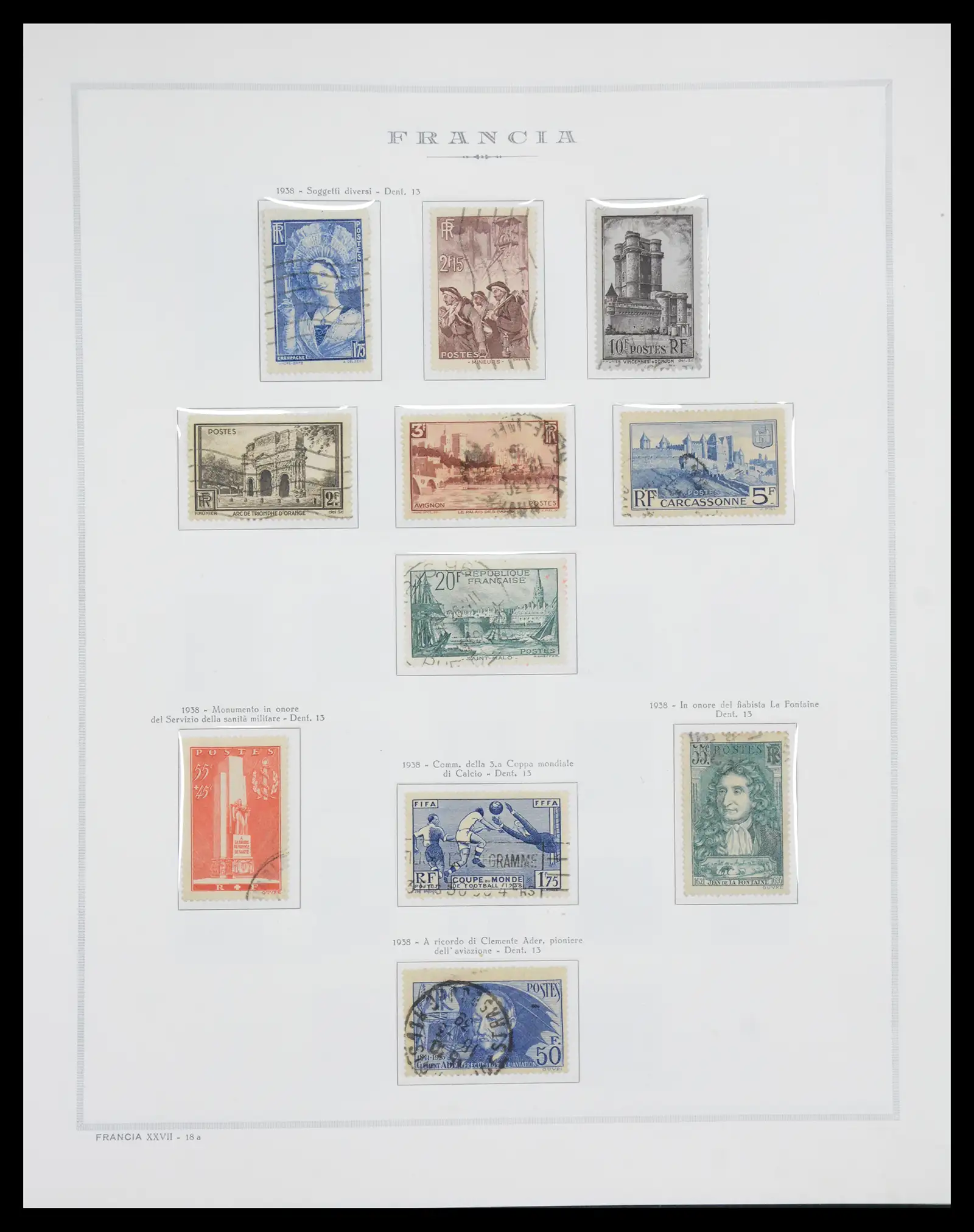 40110 0025 - Stamp collection 40110 France 1849-2000.