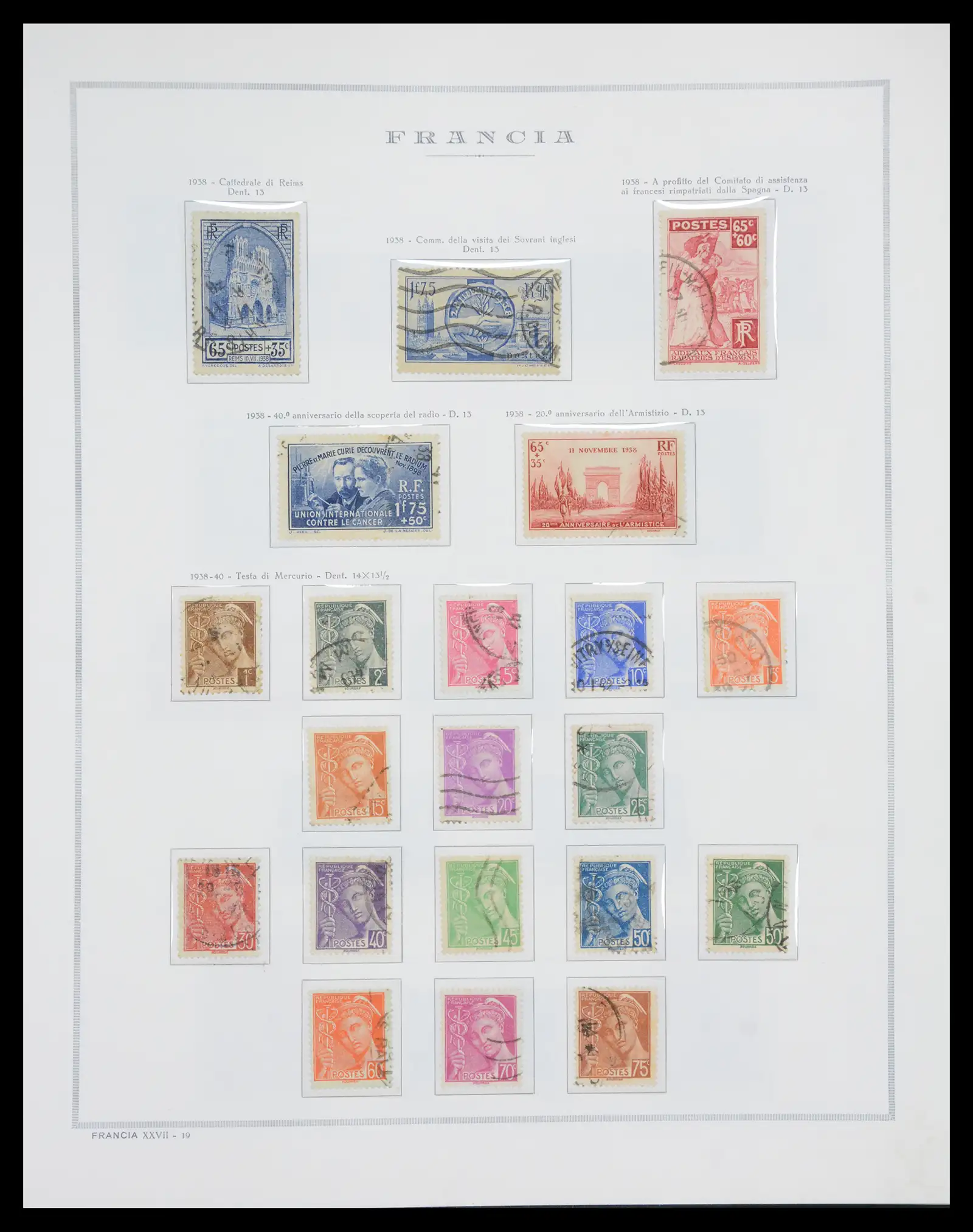 40110 0026 - Stamp collection 40110 France 1849-2000.