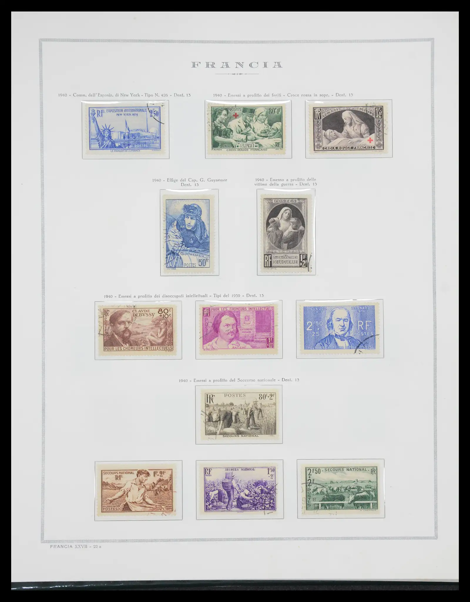 40110 0030 - Stamp collection 40110 France 1849-2000.