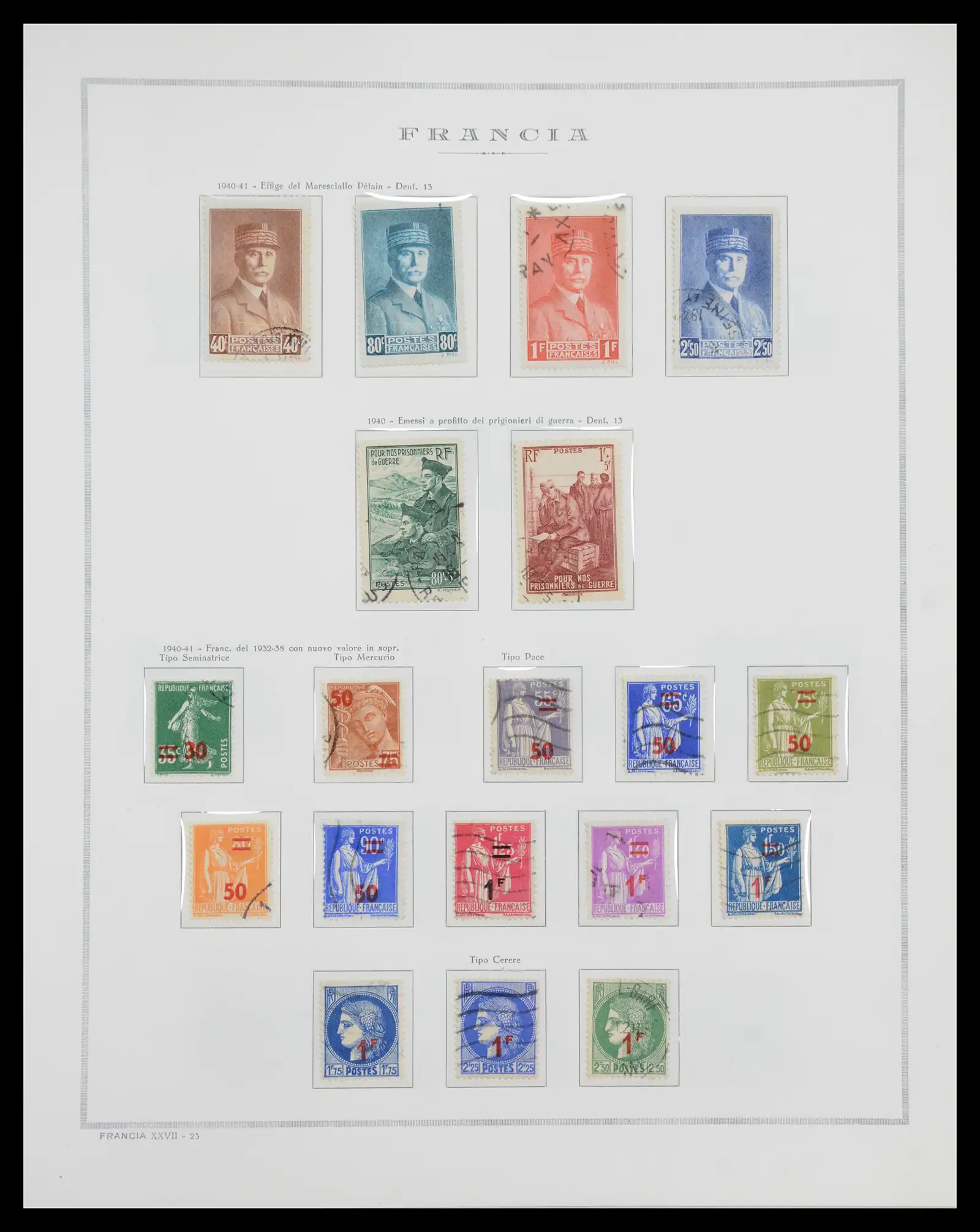 40110 0031 - Stamp collection 40110 France 1849-2000.