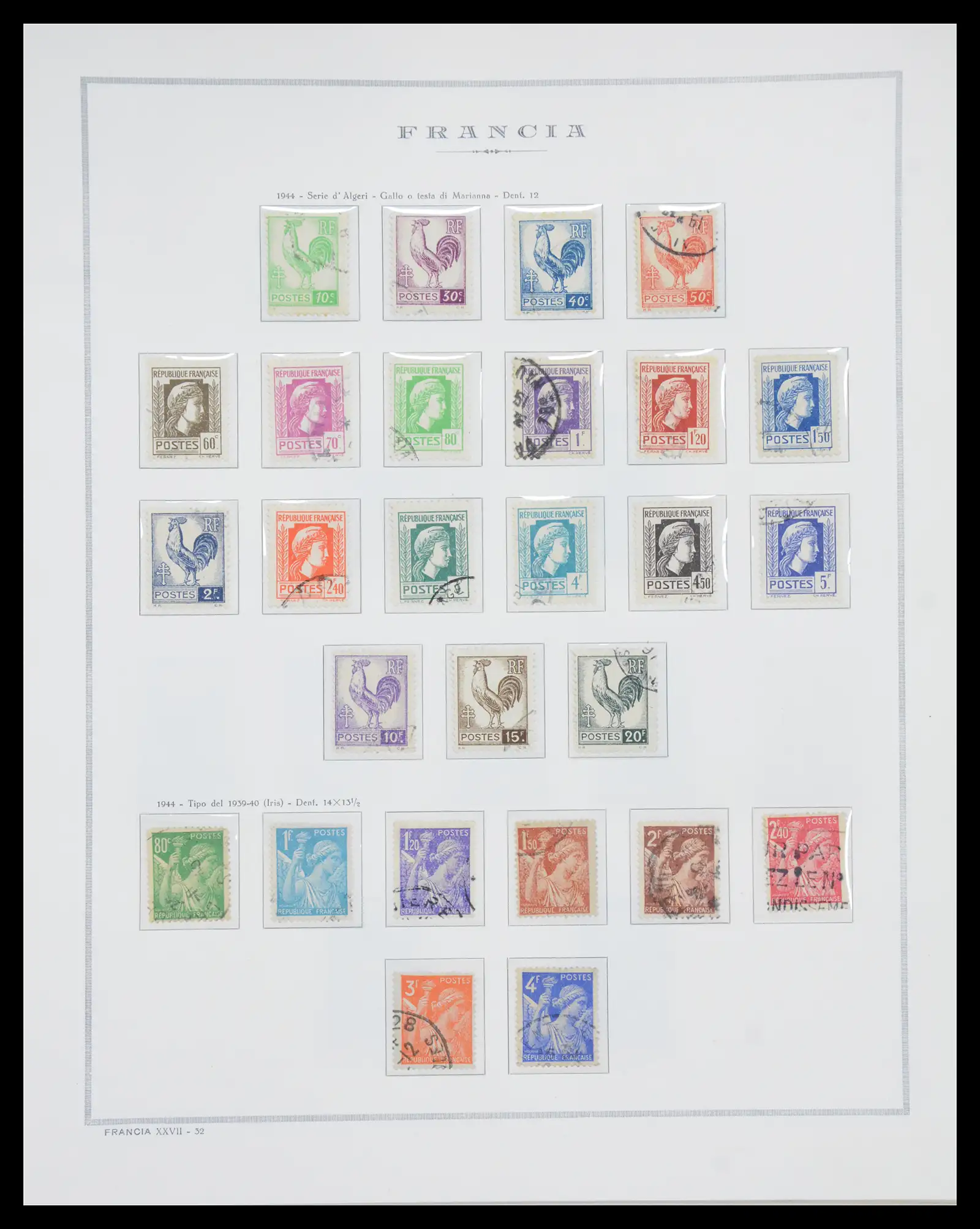 40110 0040 - Stamp collection 40110 France 1849-2000.