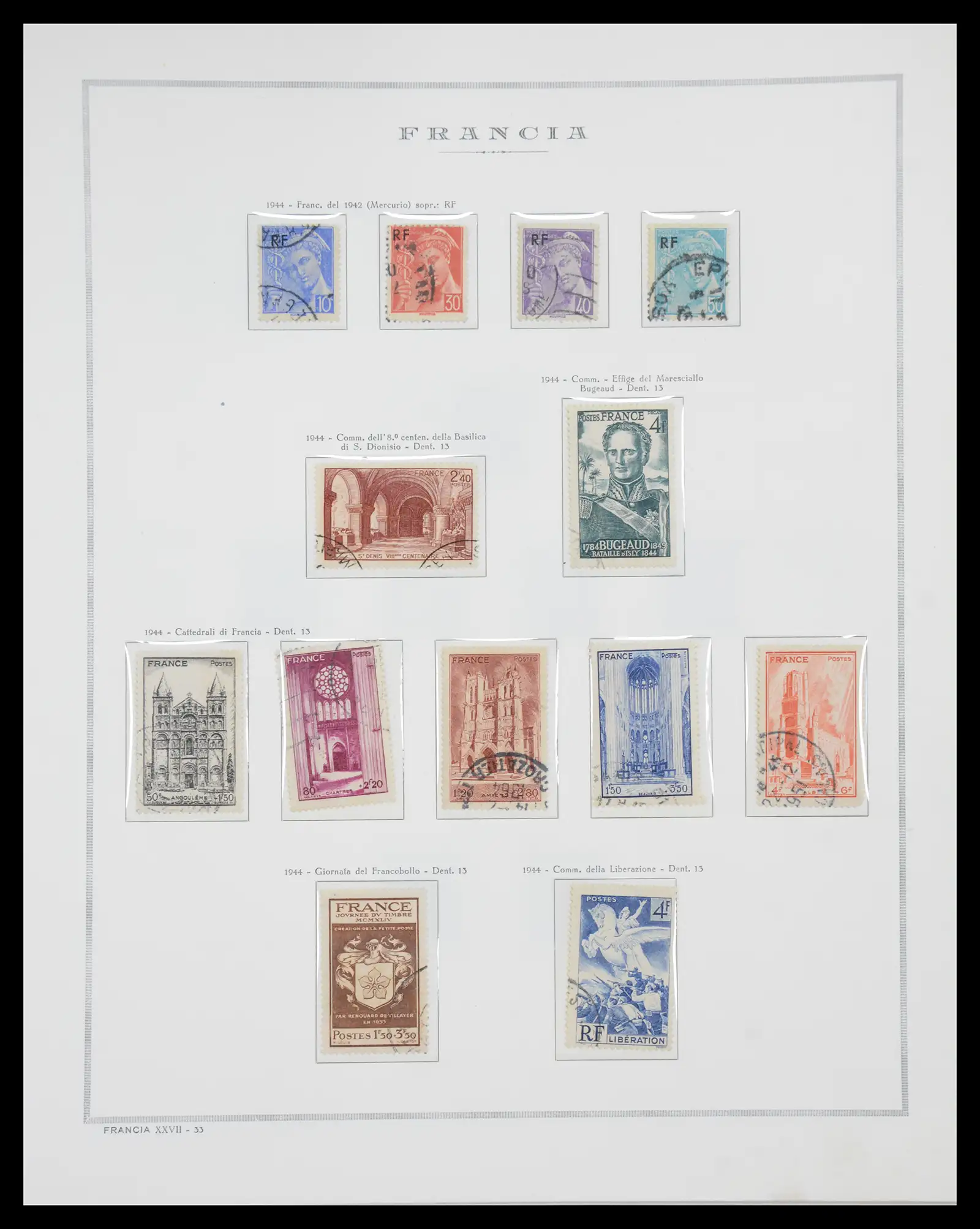 40110 0041 - Stamp collection 40110 France 1849-2000.