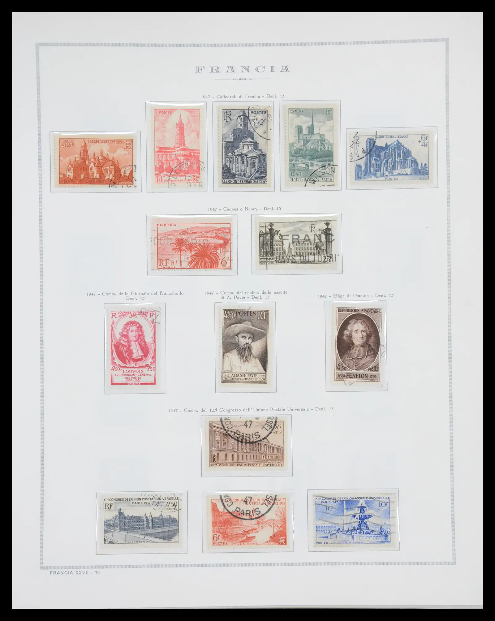 40110 0048 - Stamp collection 40110 France 1849-2000.