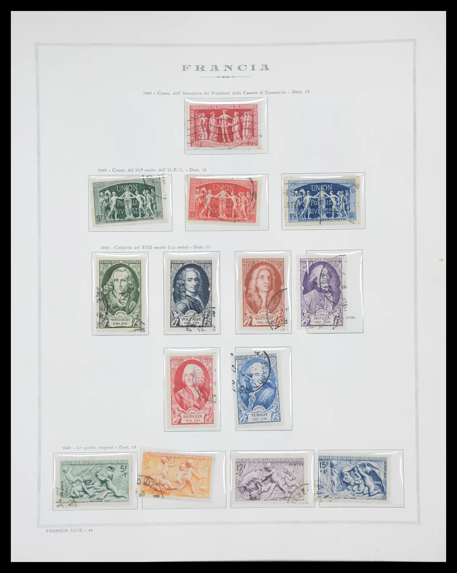 40110 0053 - Stamp collection 40110 France 1849-2000.