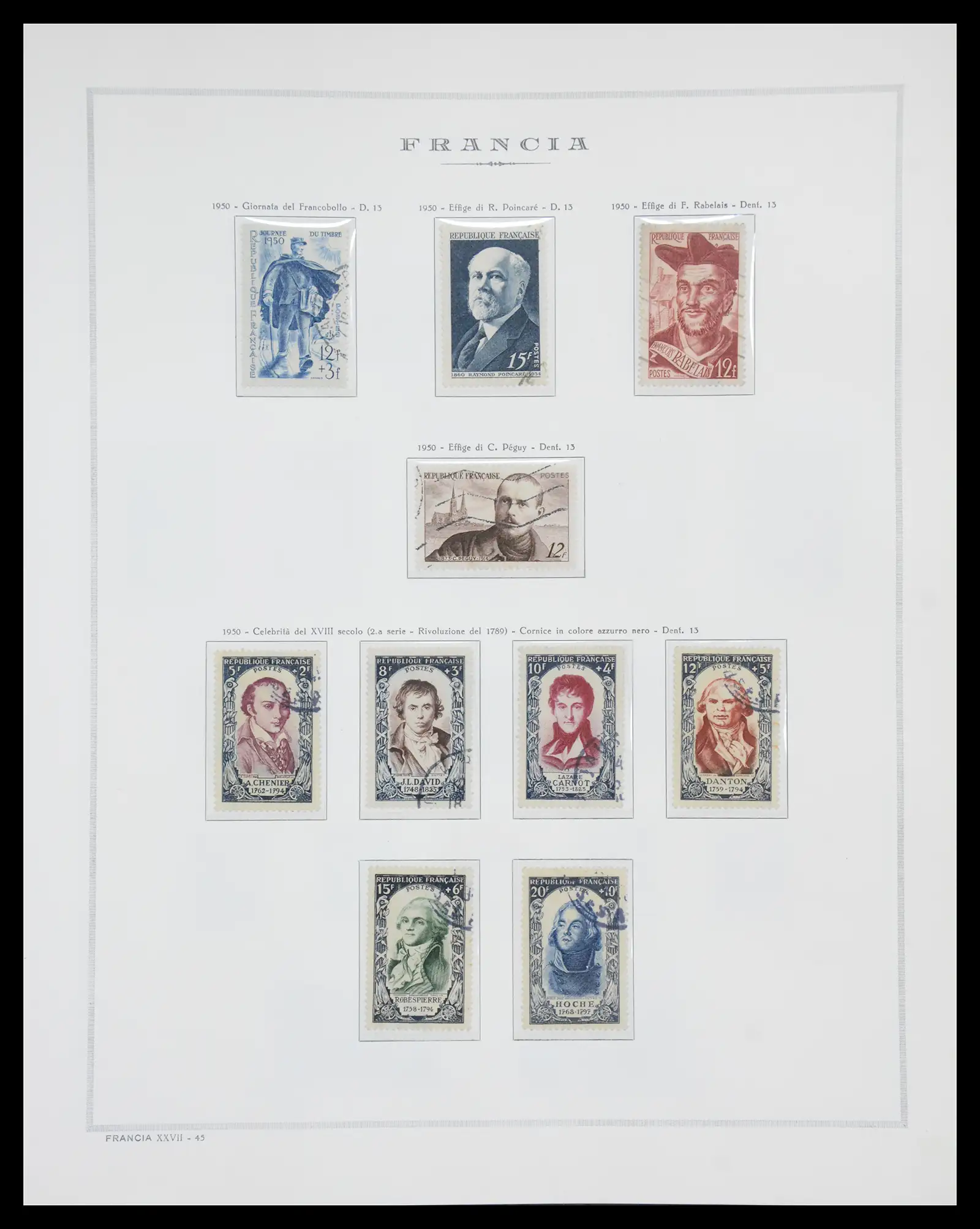 40110 0054 - Stamp collection 40110 France 1849-2000.