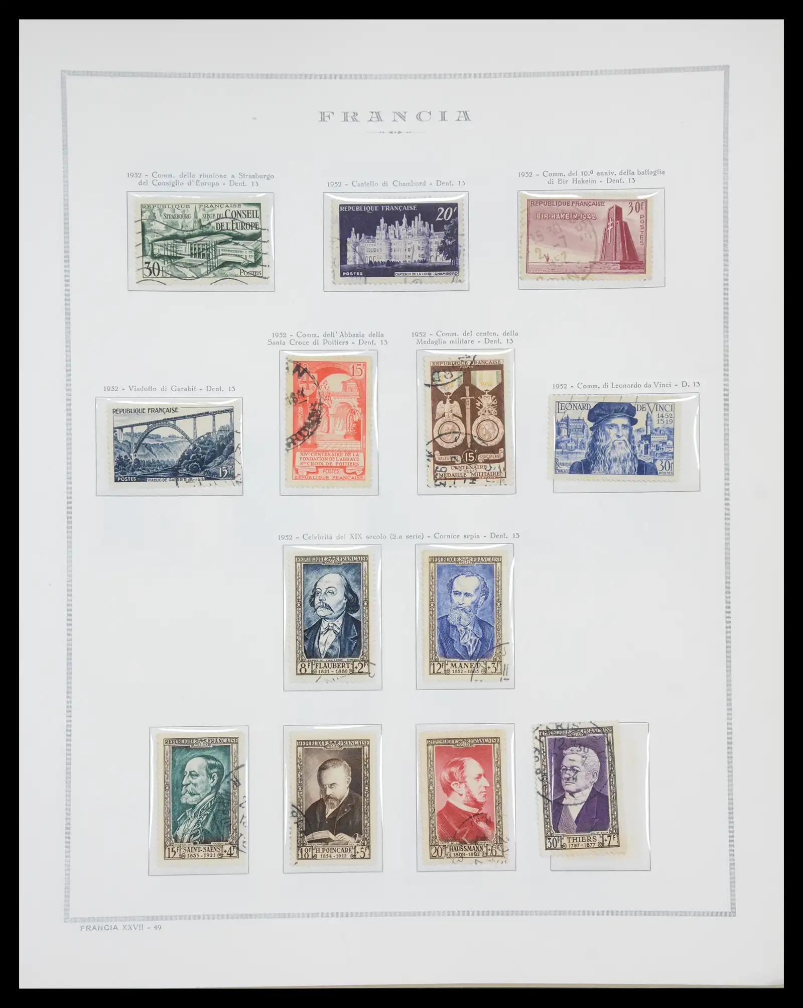 40110 0058 - Stamp collection 40110 France 1849-2000.