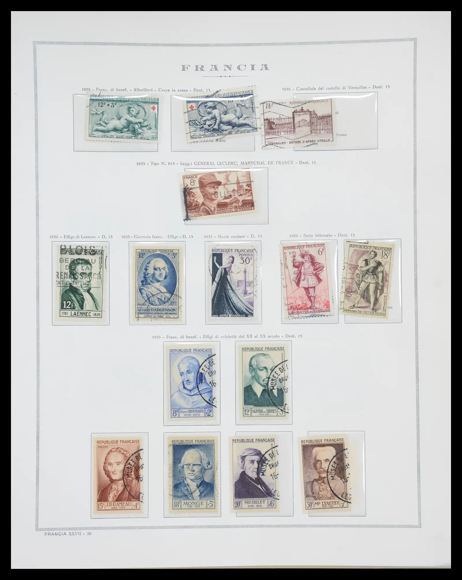 40110 0059 - Stamp collection 40110 France 1849-2000.