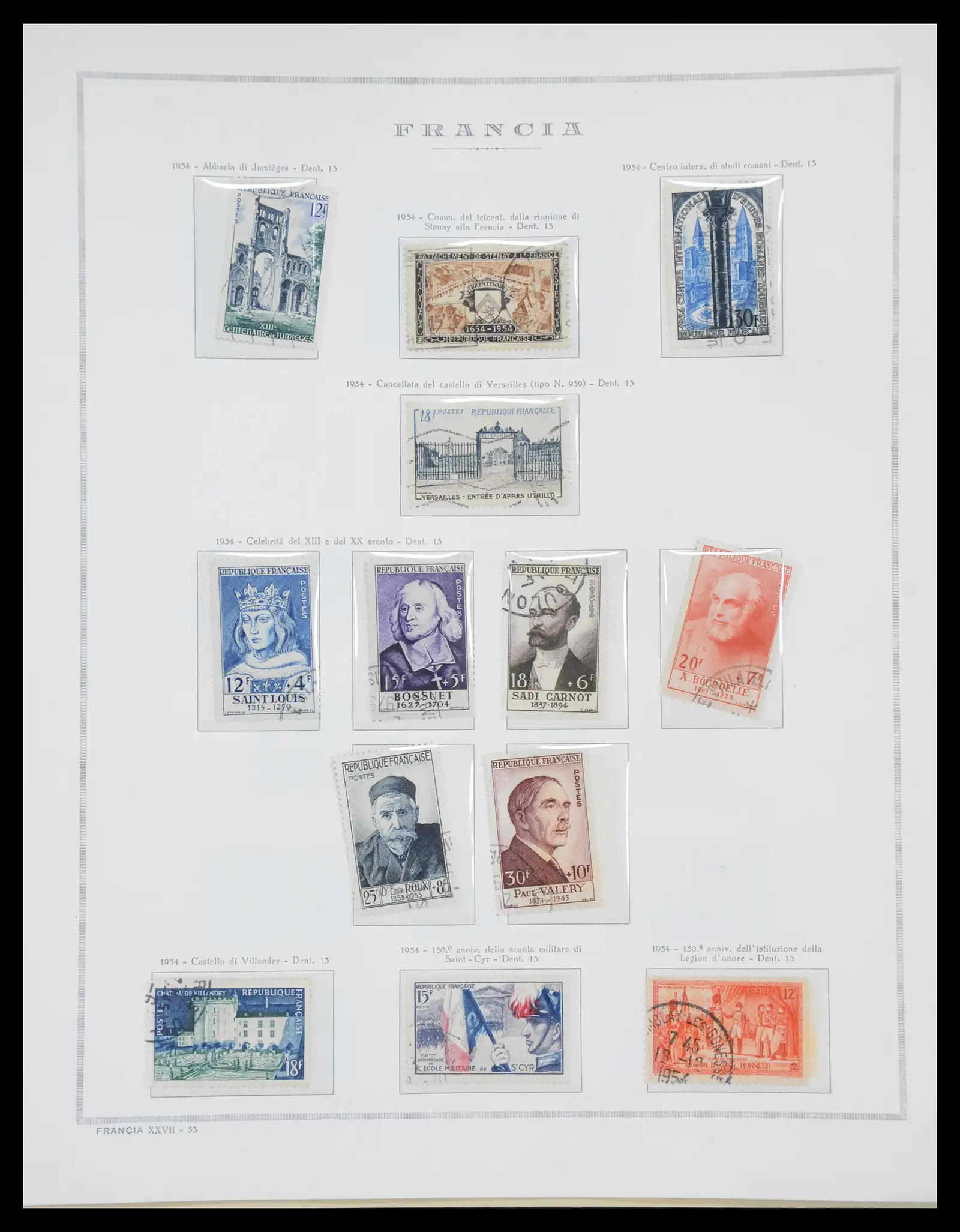40110 0063 - Stamp collection 40110 France 1849-2000.