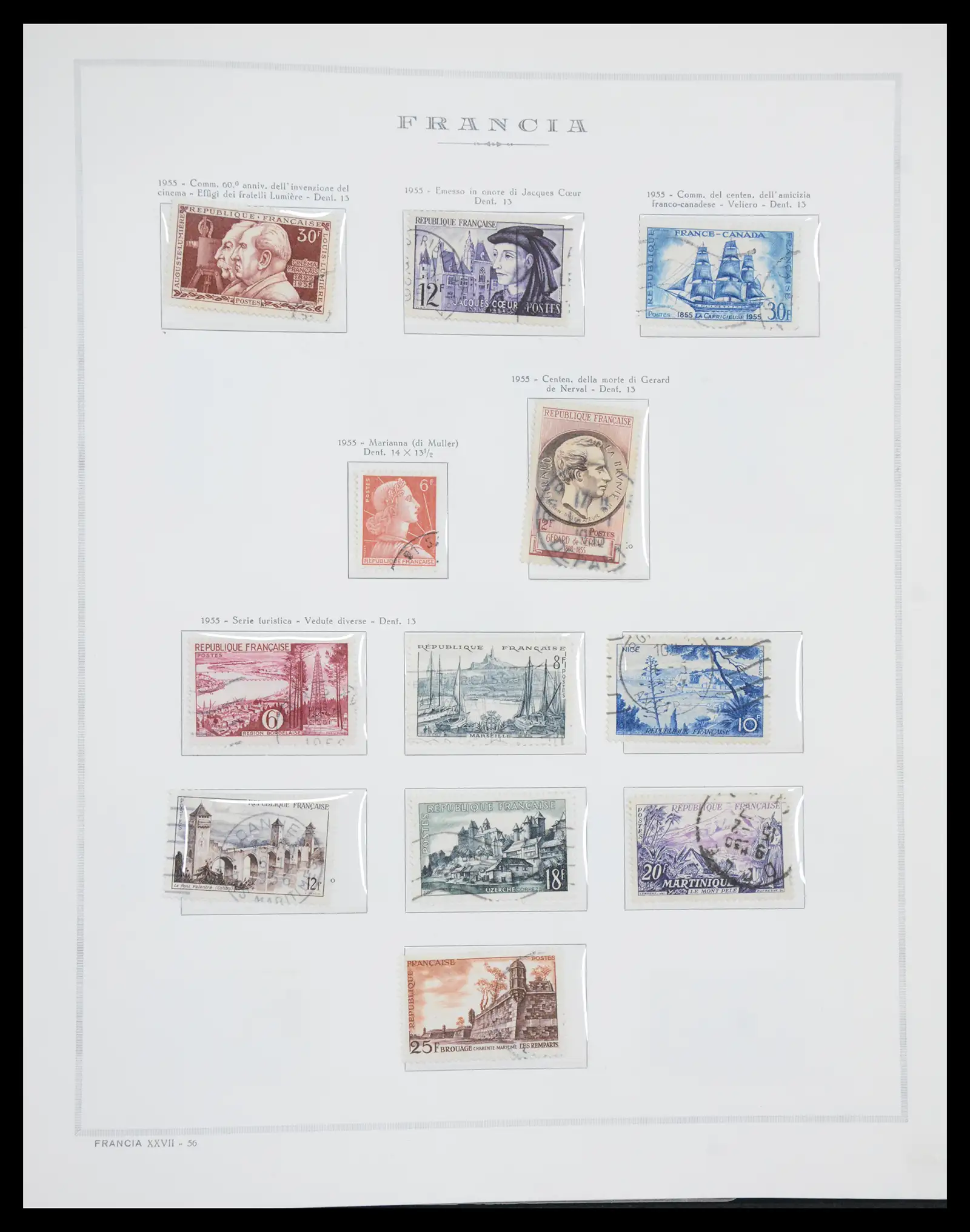 40110 0066 - Stamp collection 40110 France 1849-2000.