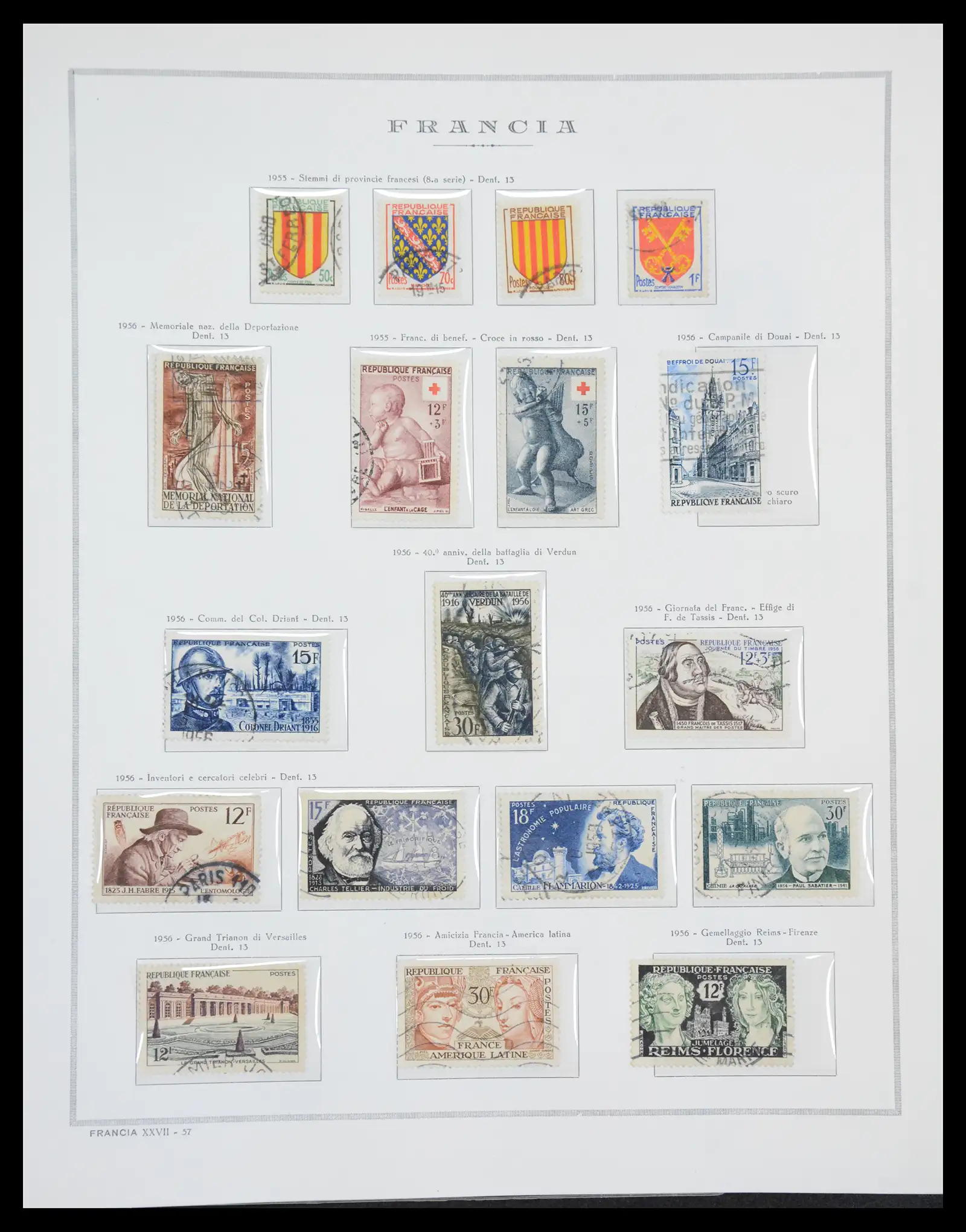 40110 0067 - Stamp collection 40110 France 1849-2000.