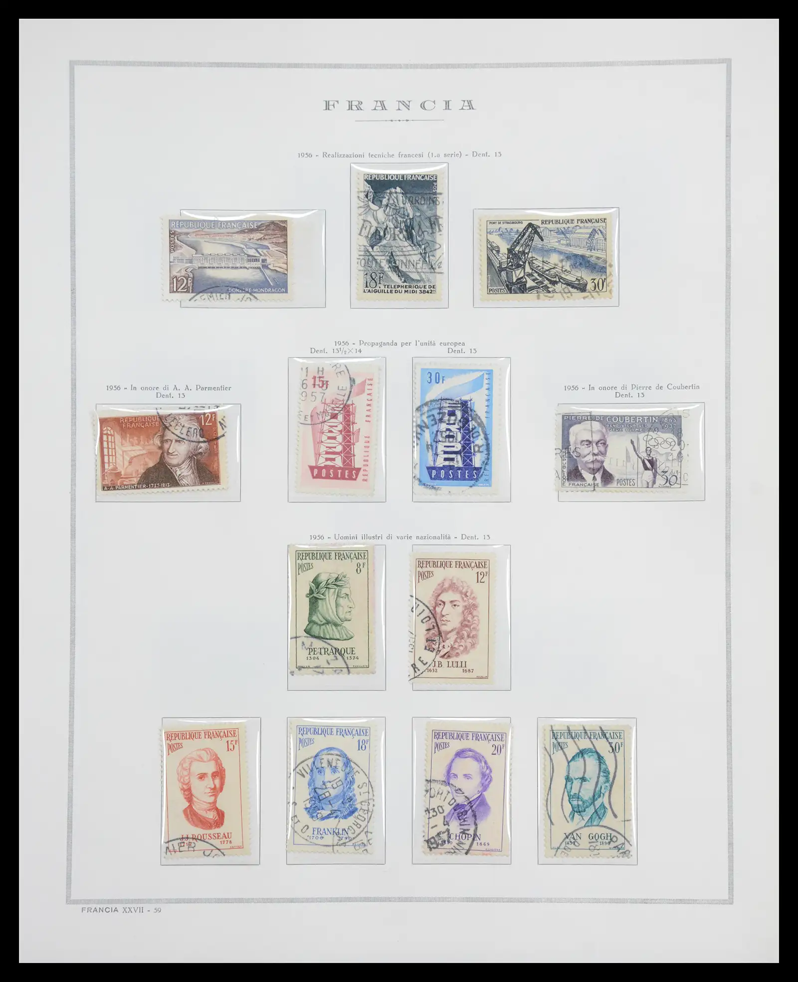 40110 0070 - Stamp collection 40110 France 1849-2000.