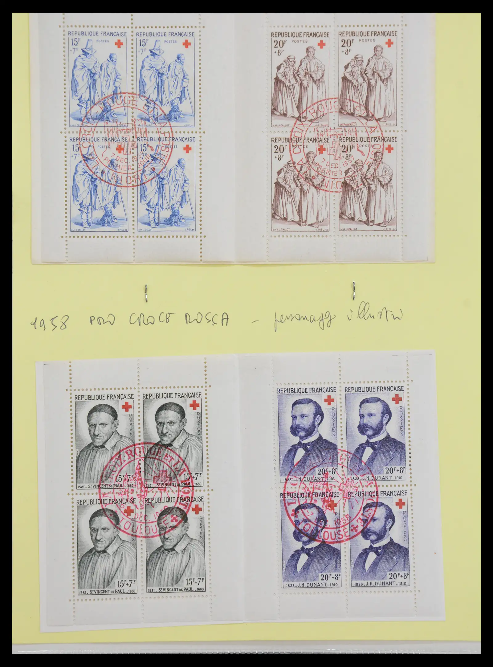 40110 0074 - Stamp collection 40110 France 1849-2000.