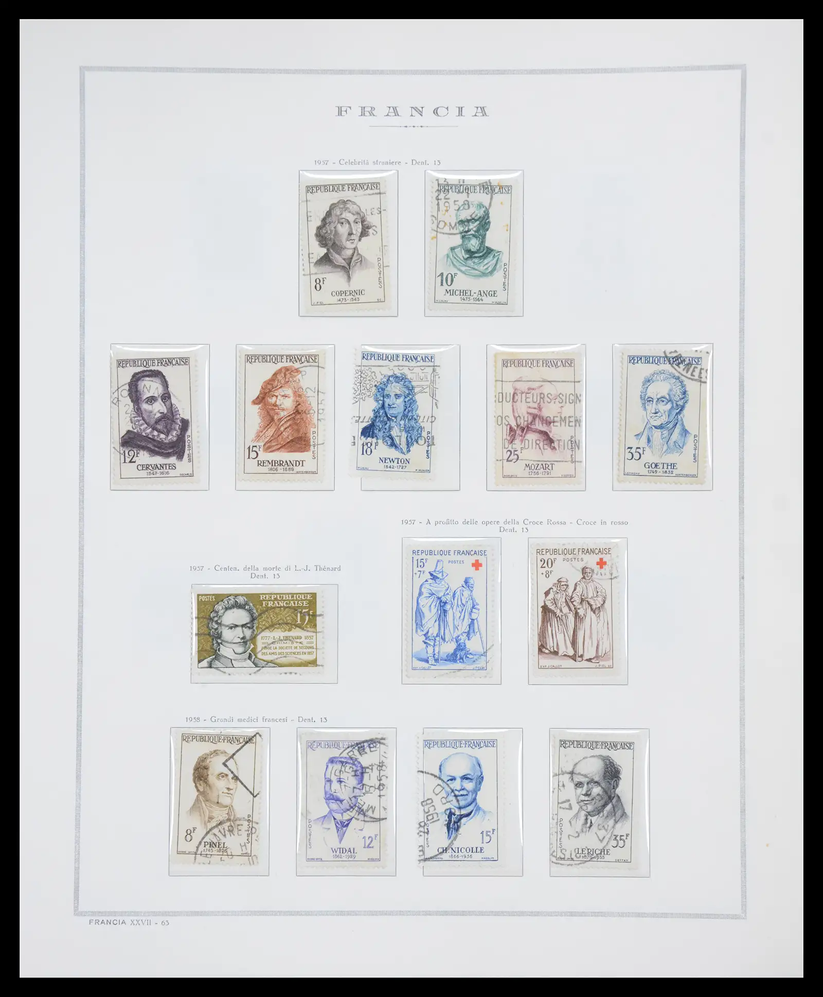 40110 0075 - Stamp collection 40110 France 1849-2000.