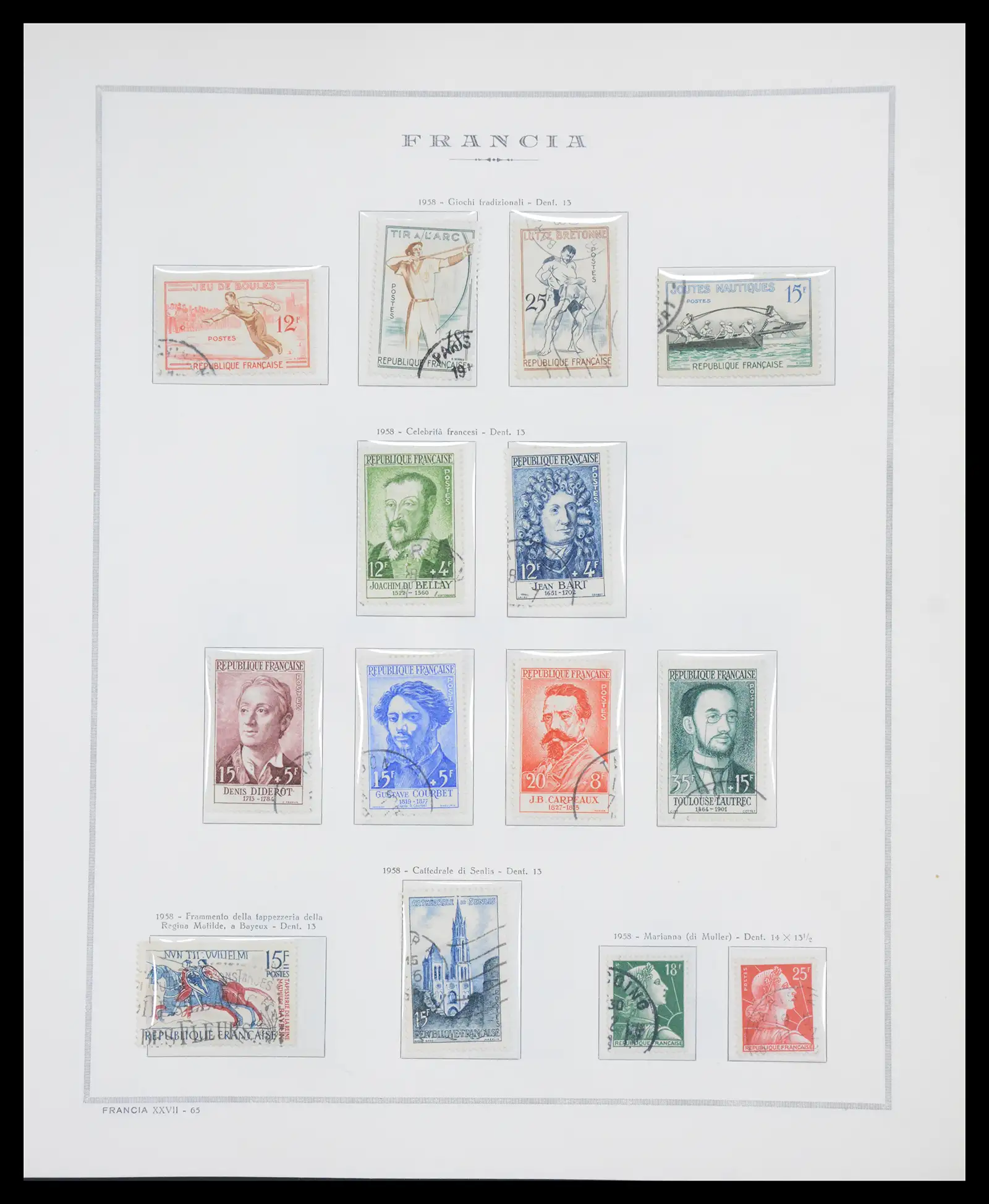 40110 0077 - Stamp collection 40110 France 1849-2000.