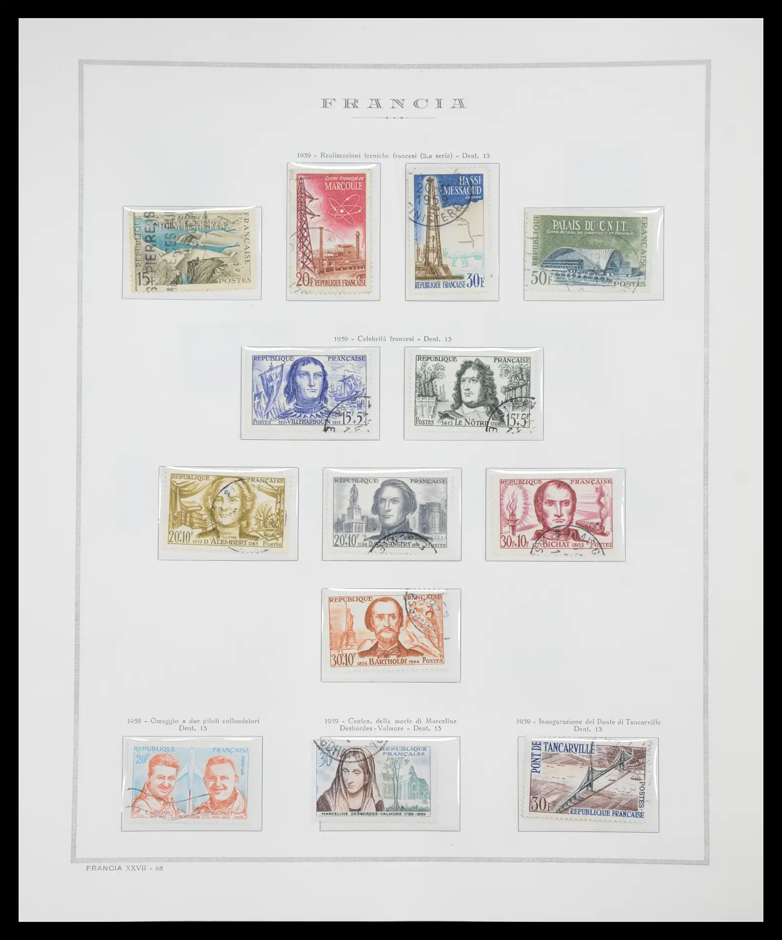 40110 0080 - Stamp collection 40110 France 1849-2000.