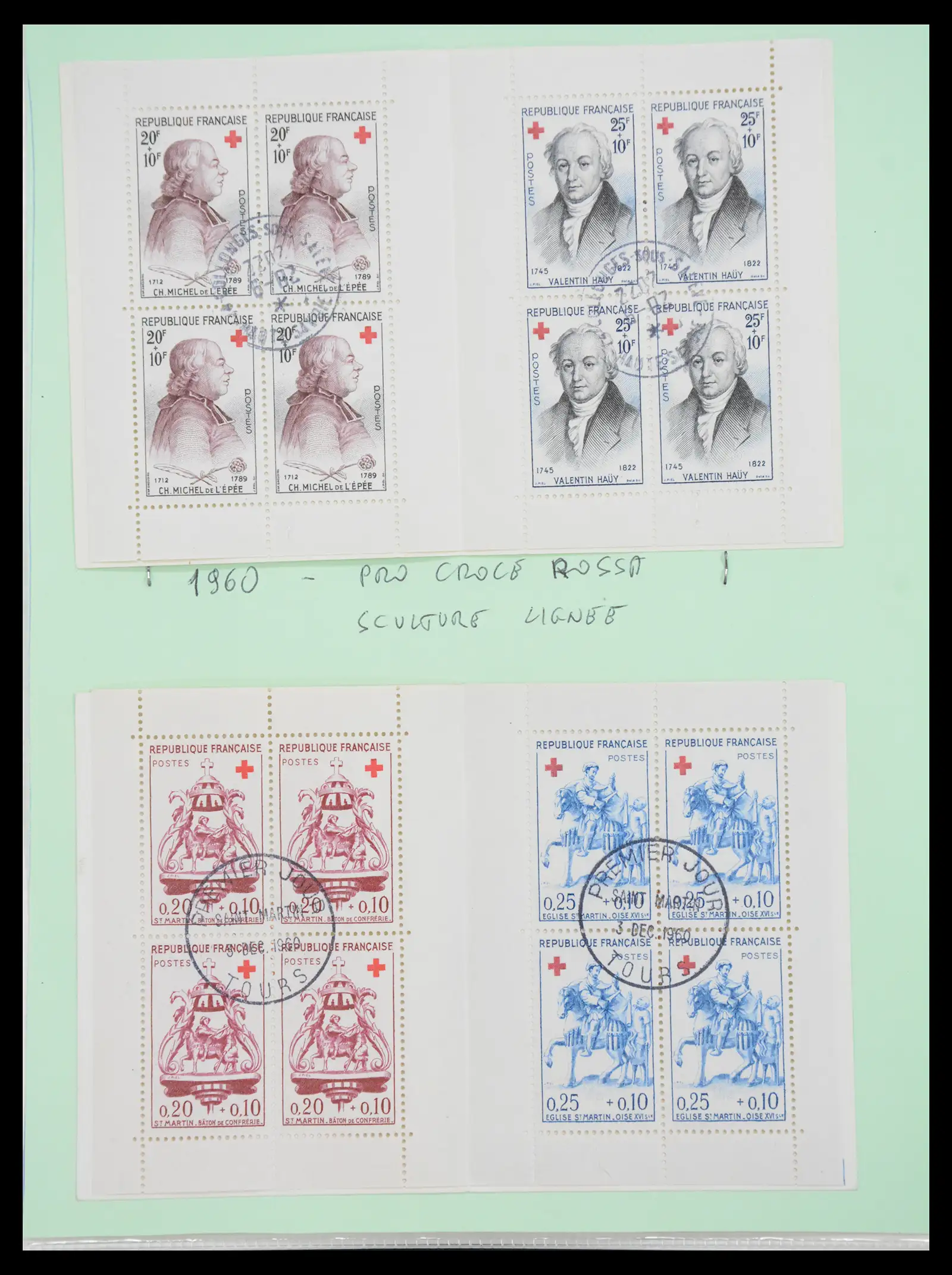 40110 0082 - Stamp collection 40110 France 1849-2000.