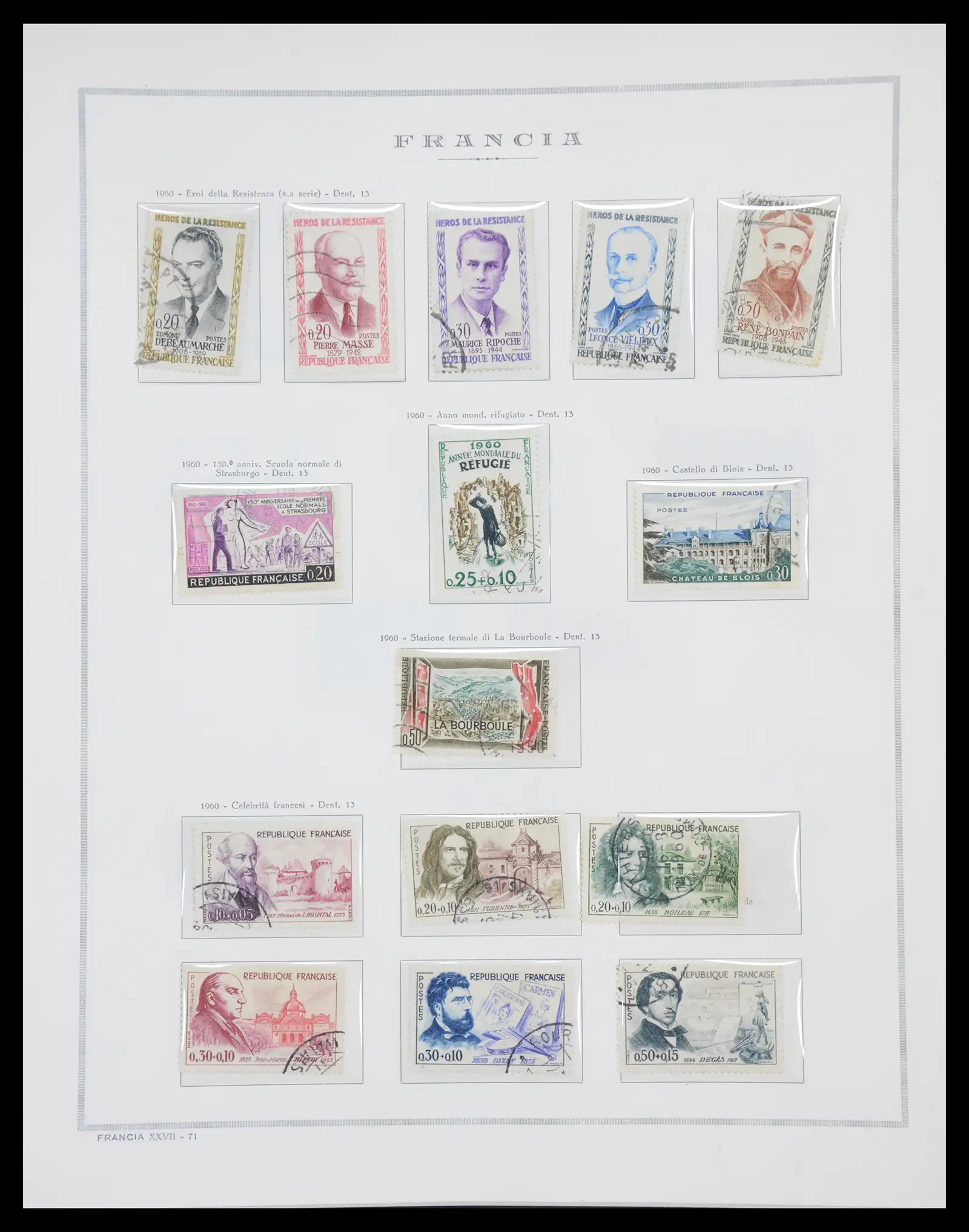 40110 0084 - Stamp collection 40110 France 1849-2000.