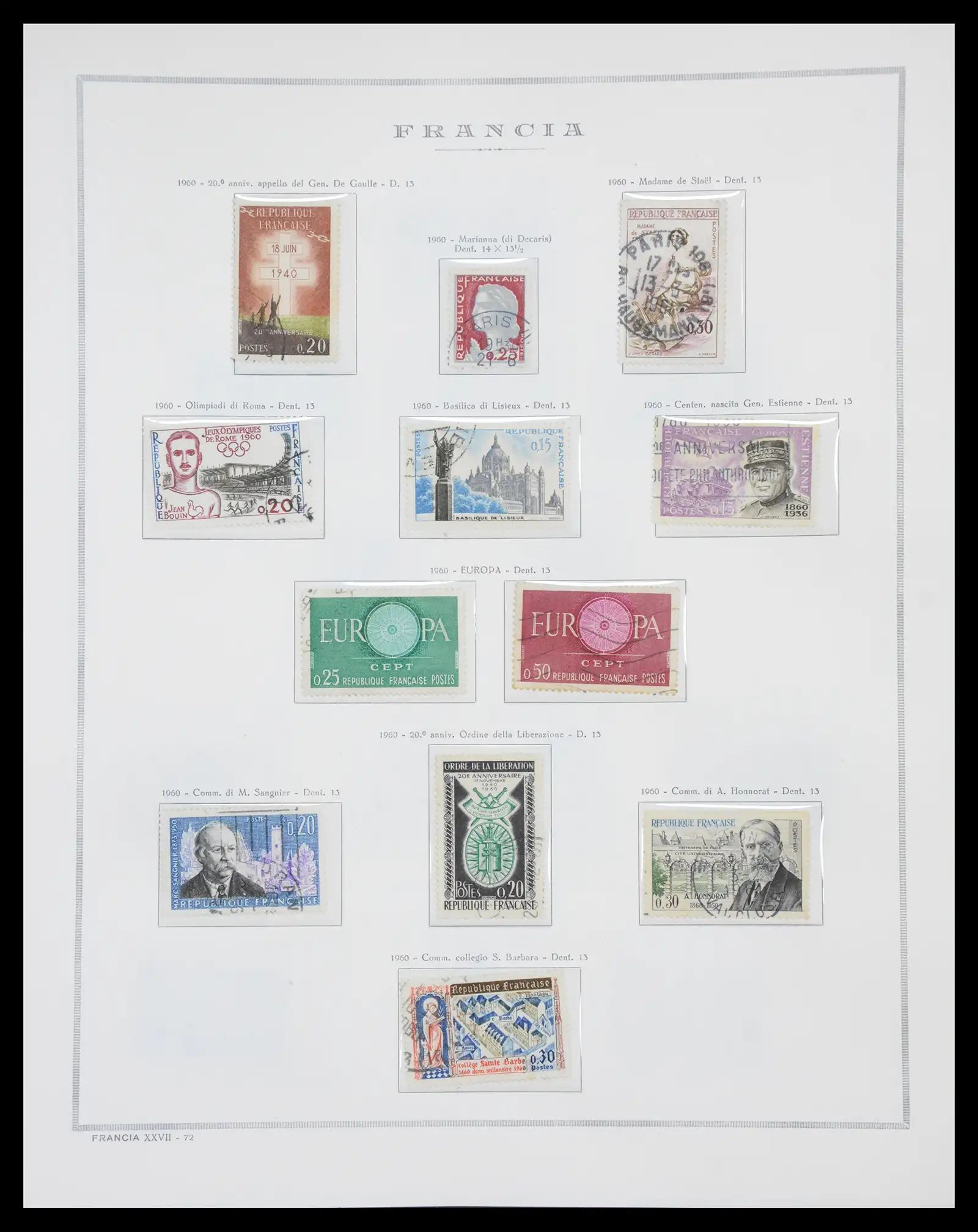 40110 0085 - Stamp collection 40110 France 1849-2000.