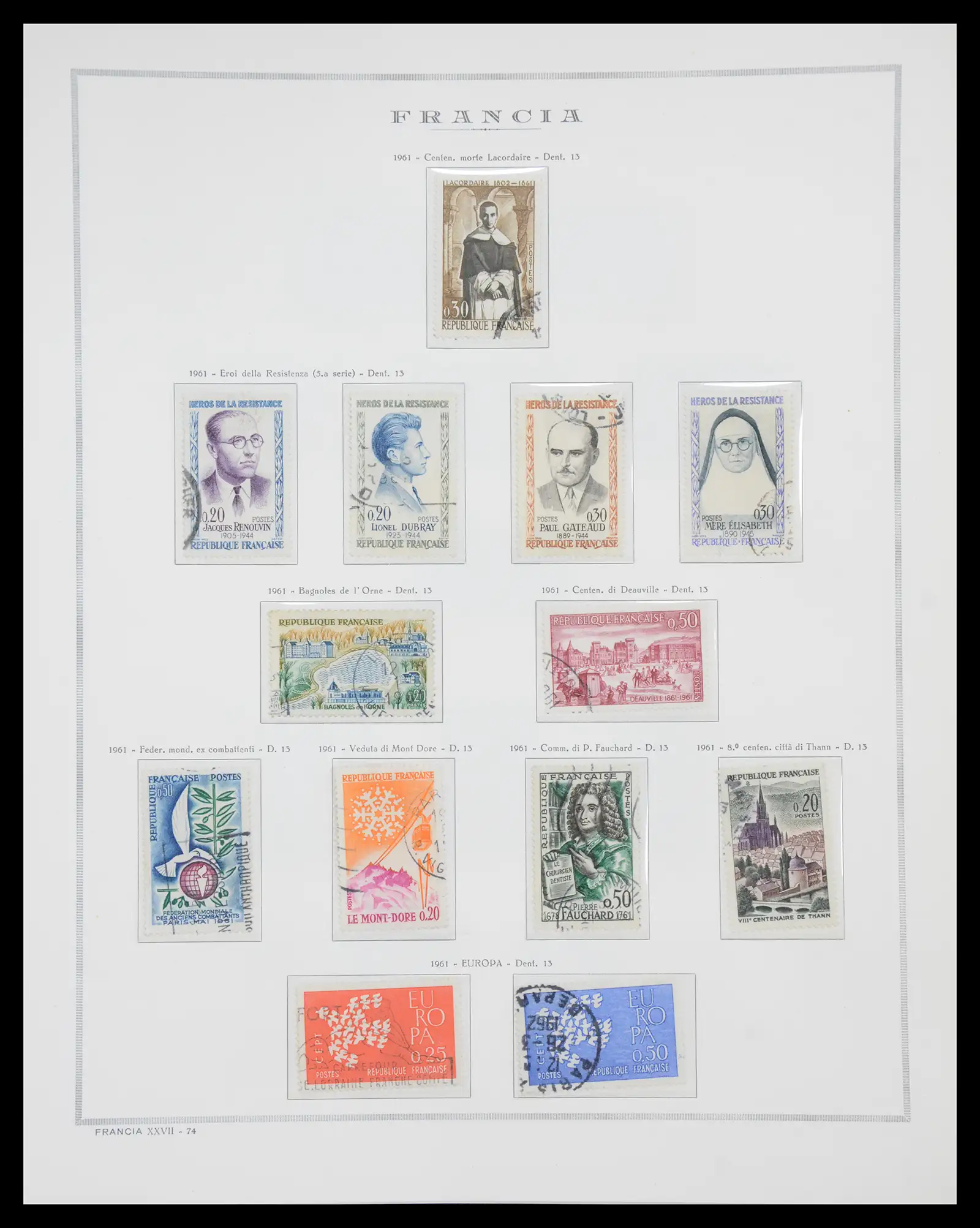 40110 0087 - Stamp collection 40110 France 1849-2000.