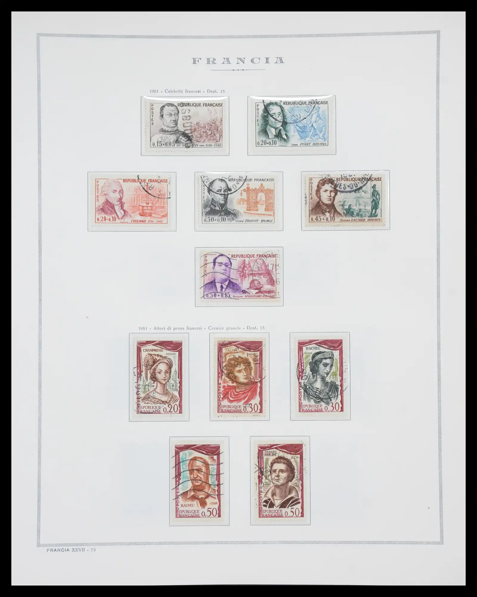 40110 0088 - Stamp collection 40110 France 1849-2000.