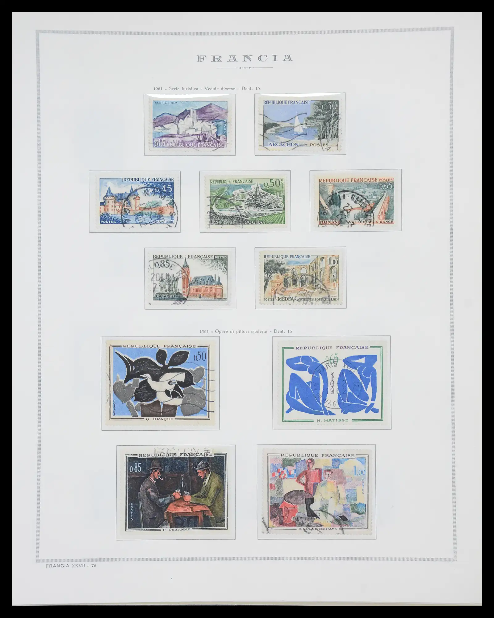 40110 0089 - Stamp collection 40110 France 1849-2000.