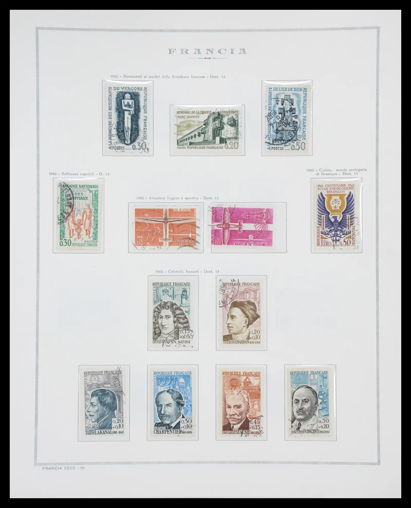 40110 0092 - Stamp collection 40110 France 1849-2000.