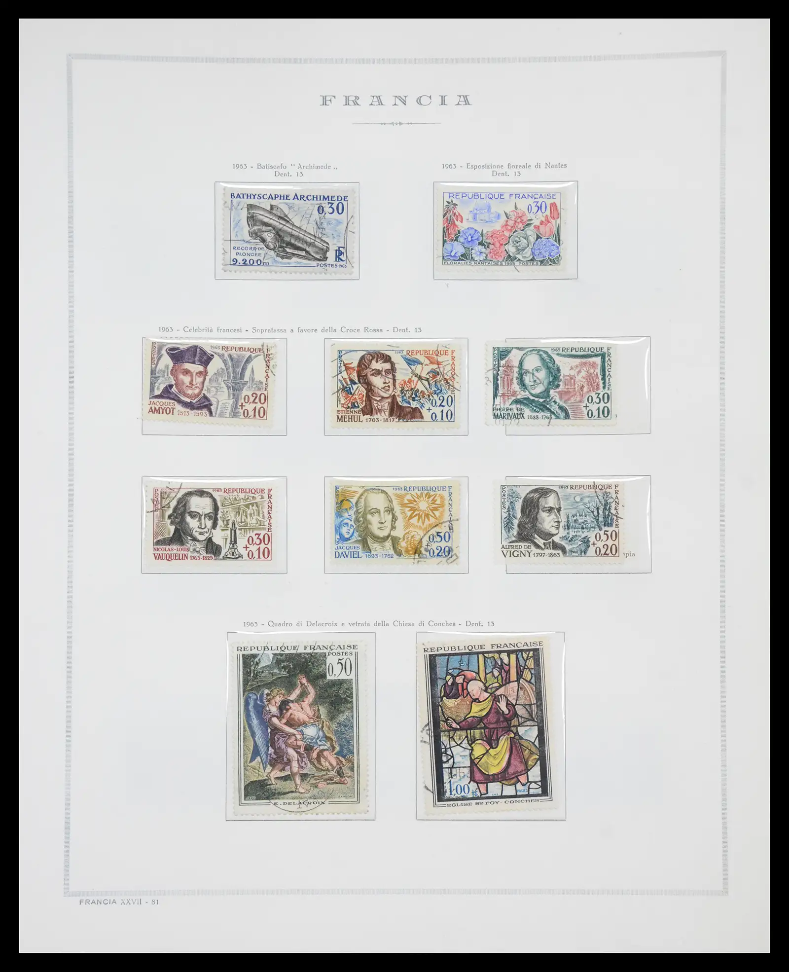 40110 0095 - Stamp collection 40110 France 1849-2000.