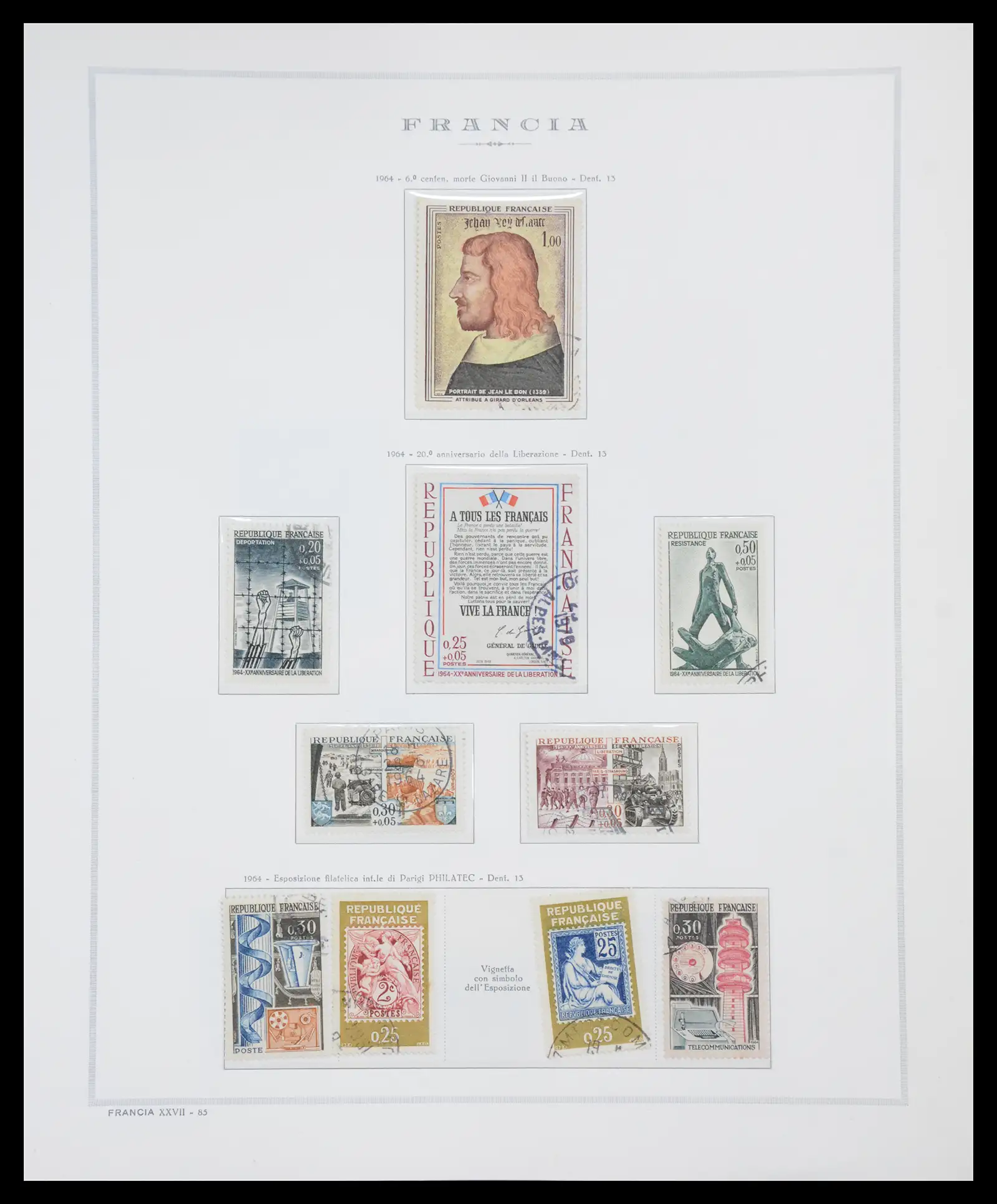 40110 0099 - Stamp collection 40110 France 1849-2000.