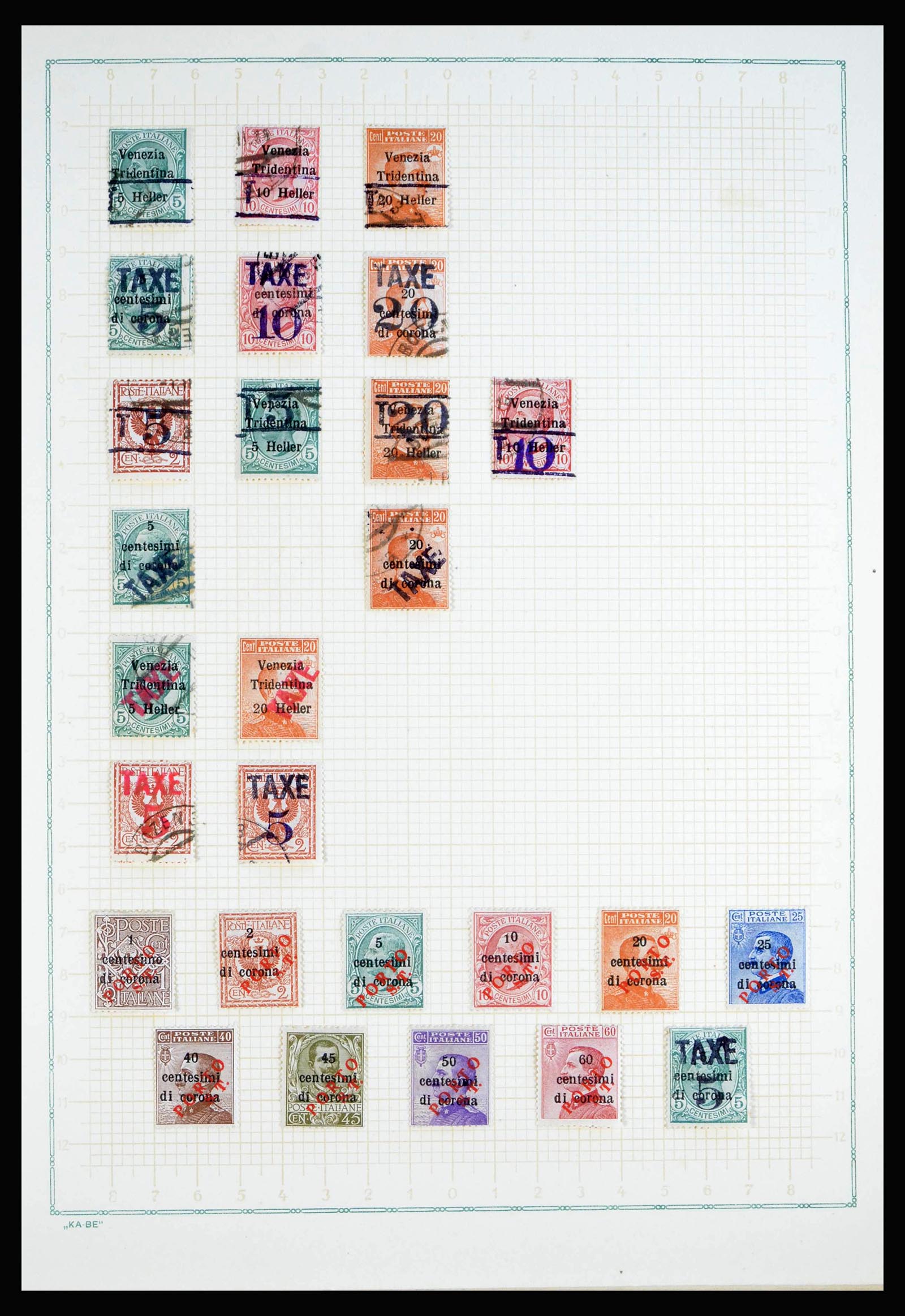 40116 0002 - Postzegelverzameling 40116 Italiaanse gebieden en bezettingen 1918-19