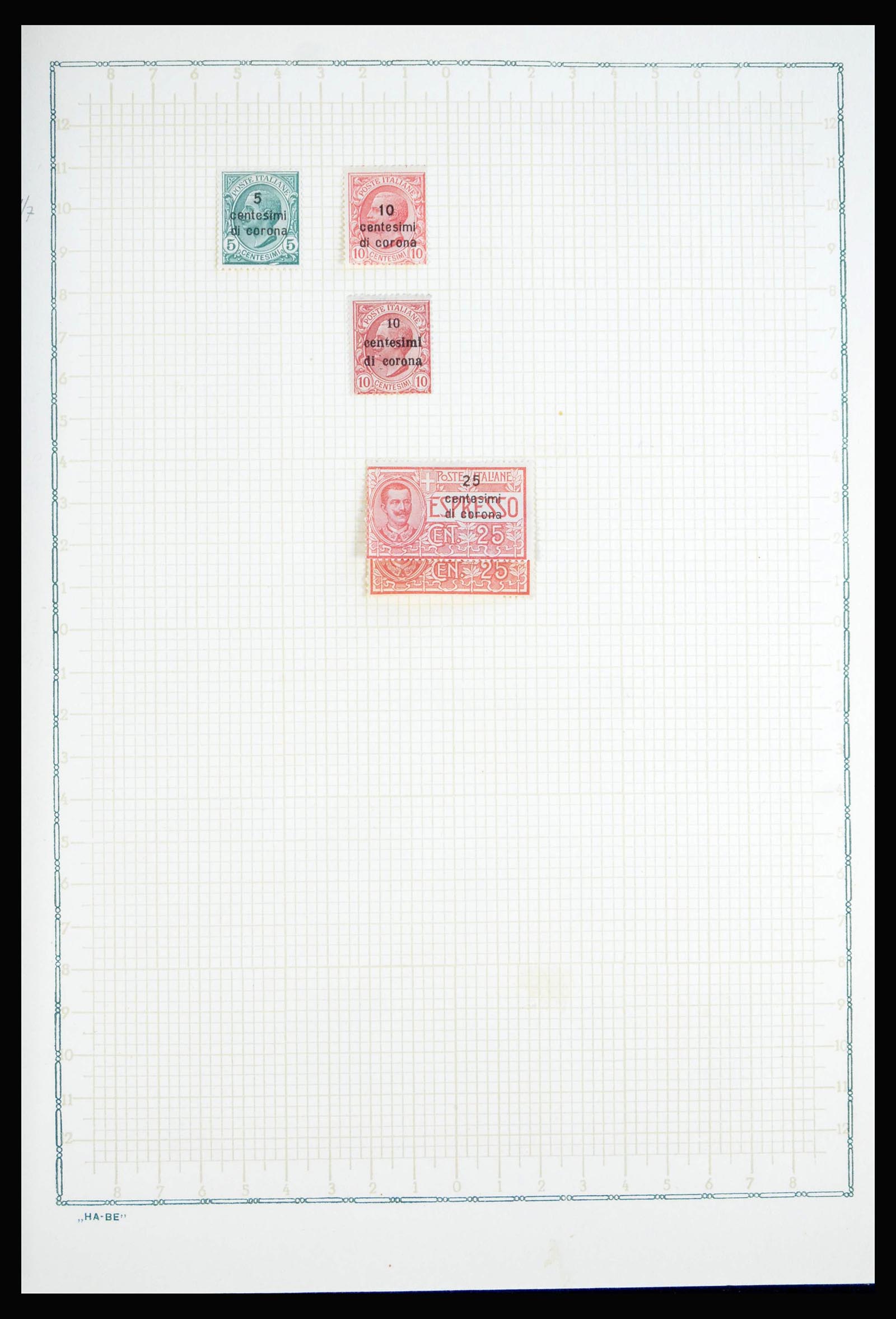 40116 0005 - Postzegelverzameling 40116 Italiaanse gebieden en bezettingen 1918-19