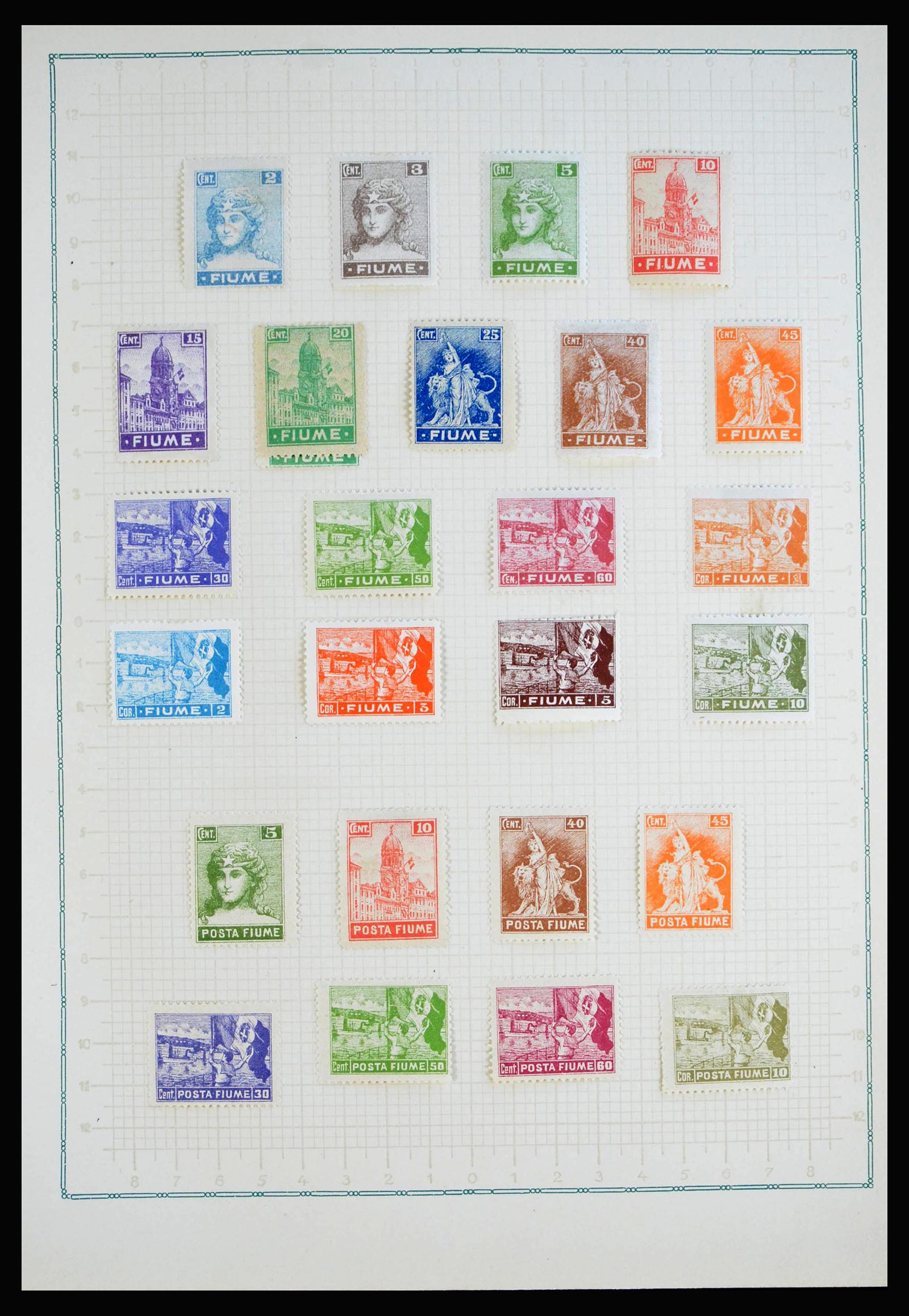 40116 0007 - Postzegelverzameling 40116 Italiaanse gebieden en bezettingen 1918-19
