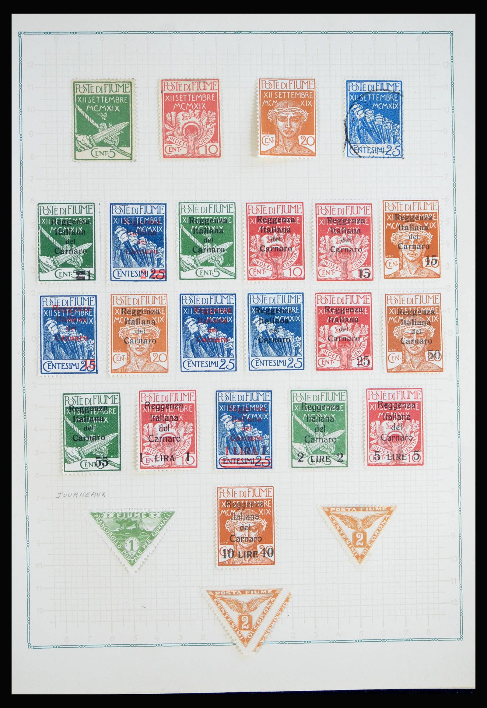 40116 0010 - Postzegelverzameling 40116 Italiaanse gebieden en bezettingen 1918-19