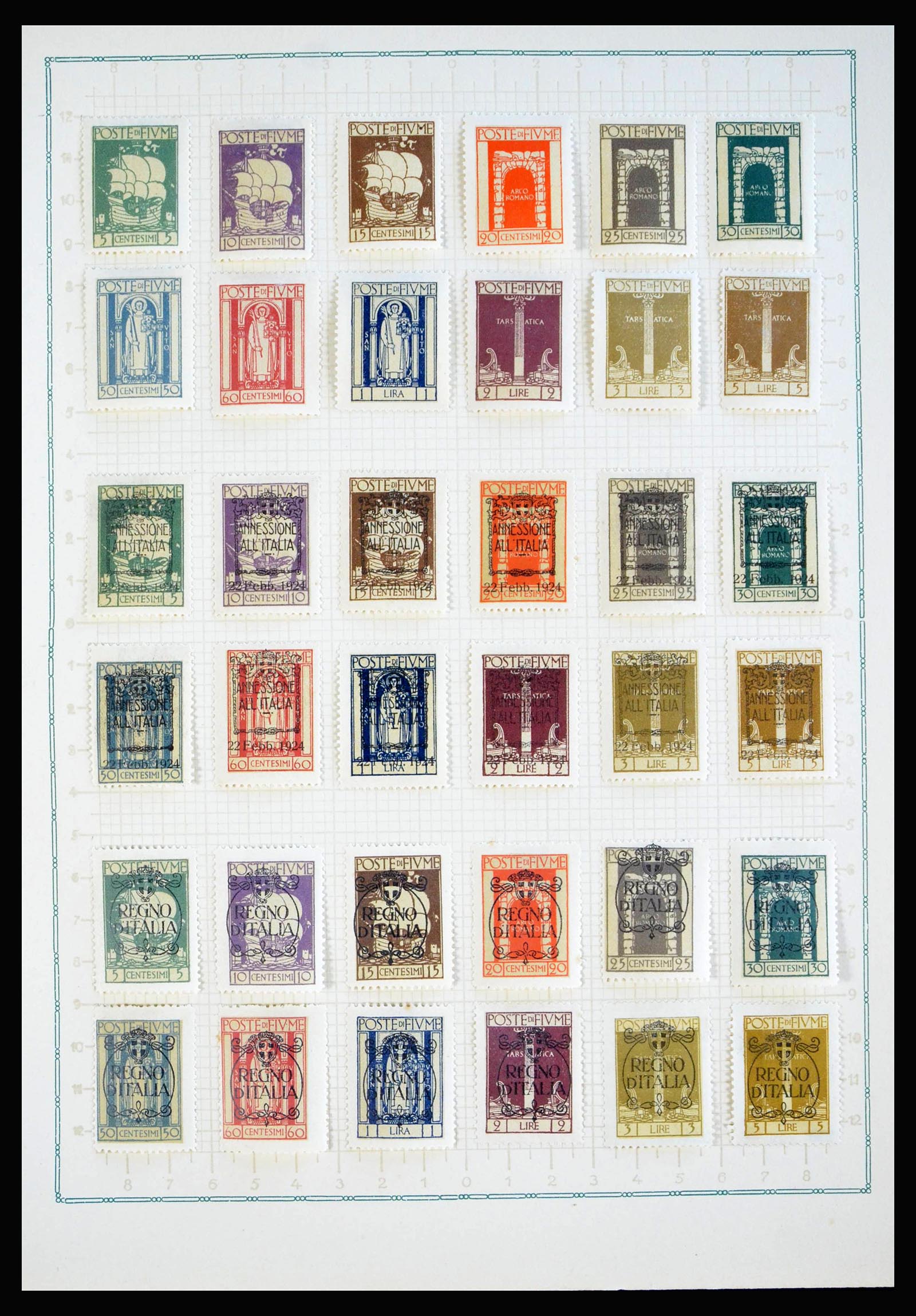 40116 0013 - Postzegelverzameling 40116 Italiaanse gebieden en bezettingen 1918-19