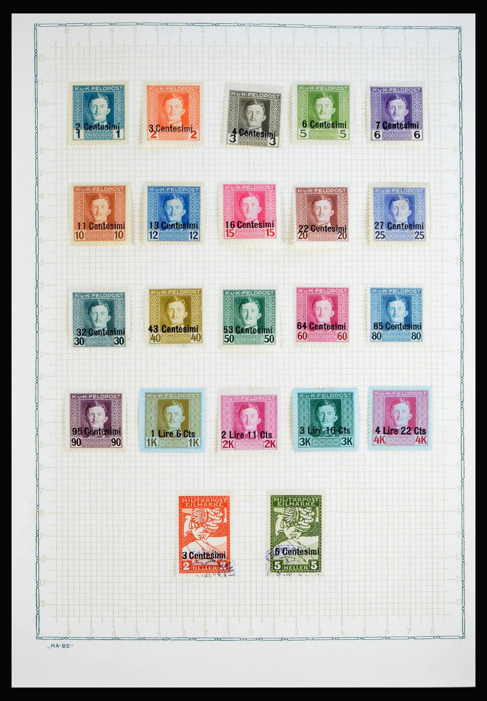 40116 0015 - Postzegelverzameling 40116 Italiaanse gebieden en bezettingen 1918-19