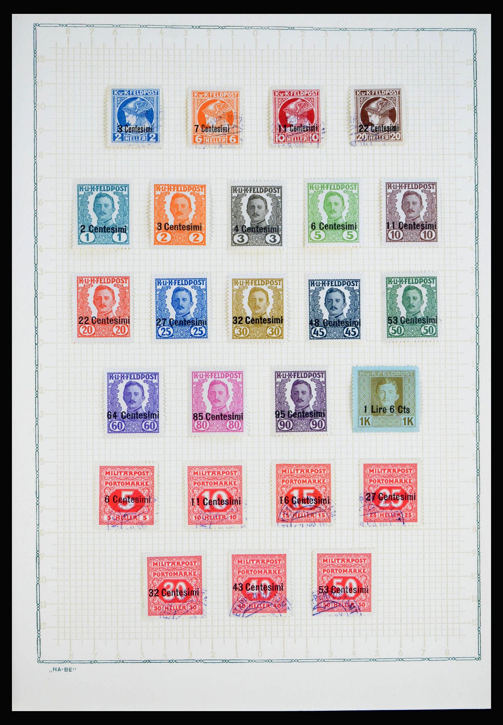 40116 0016 - Postzegelverzameling 40116 Italiaanse gebieden en bezettingen 1918-19