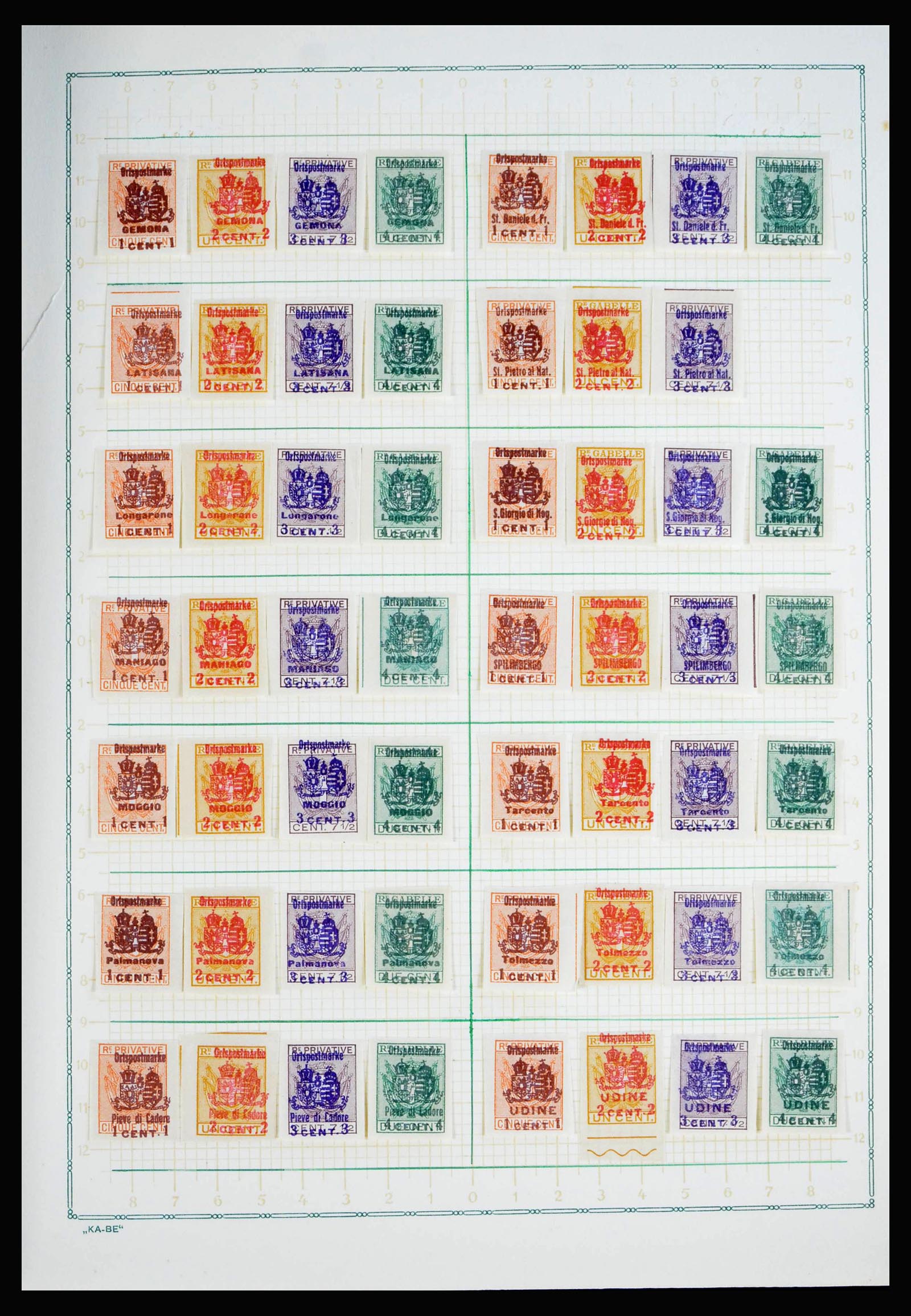 40116 0018 - Postzegelverzameling 40116 Italiaanse gebieden en bezettingen 1918-19