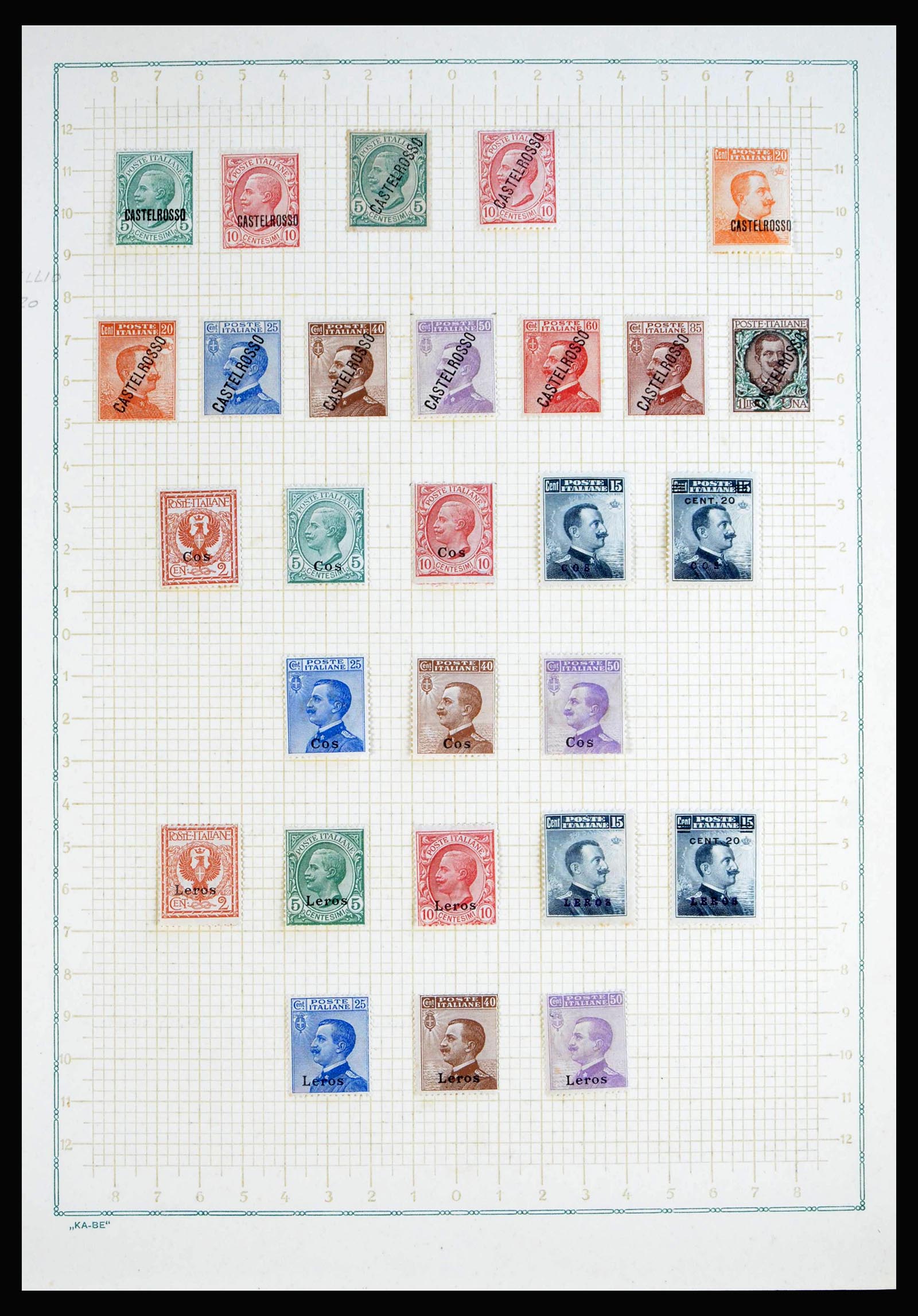 40116 0020 - Postzegelverzameling 40116 Italiaanse gebieden en bezettingen 1918-19