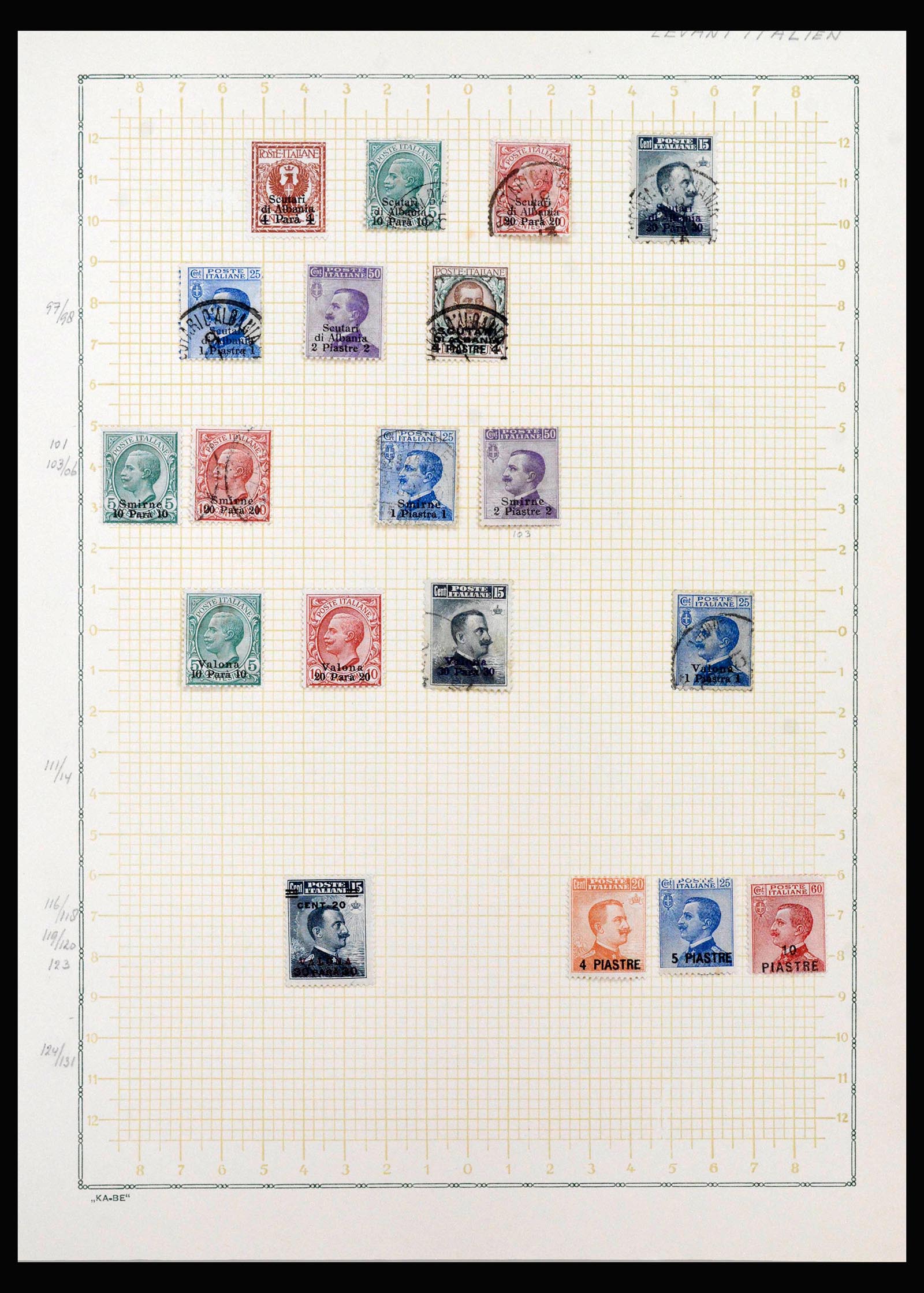 40117 0003 - Postzegelverzameling 40117 Levant 1873-1918.